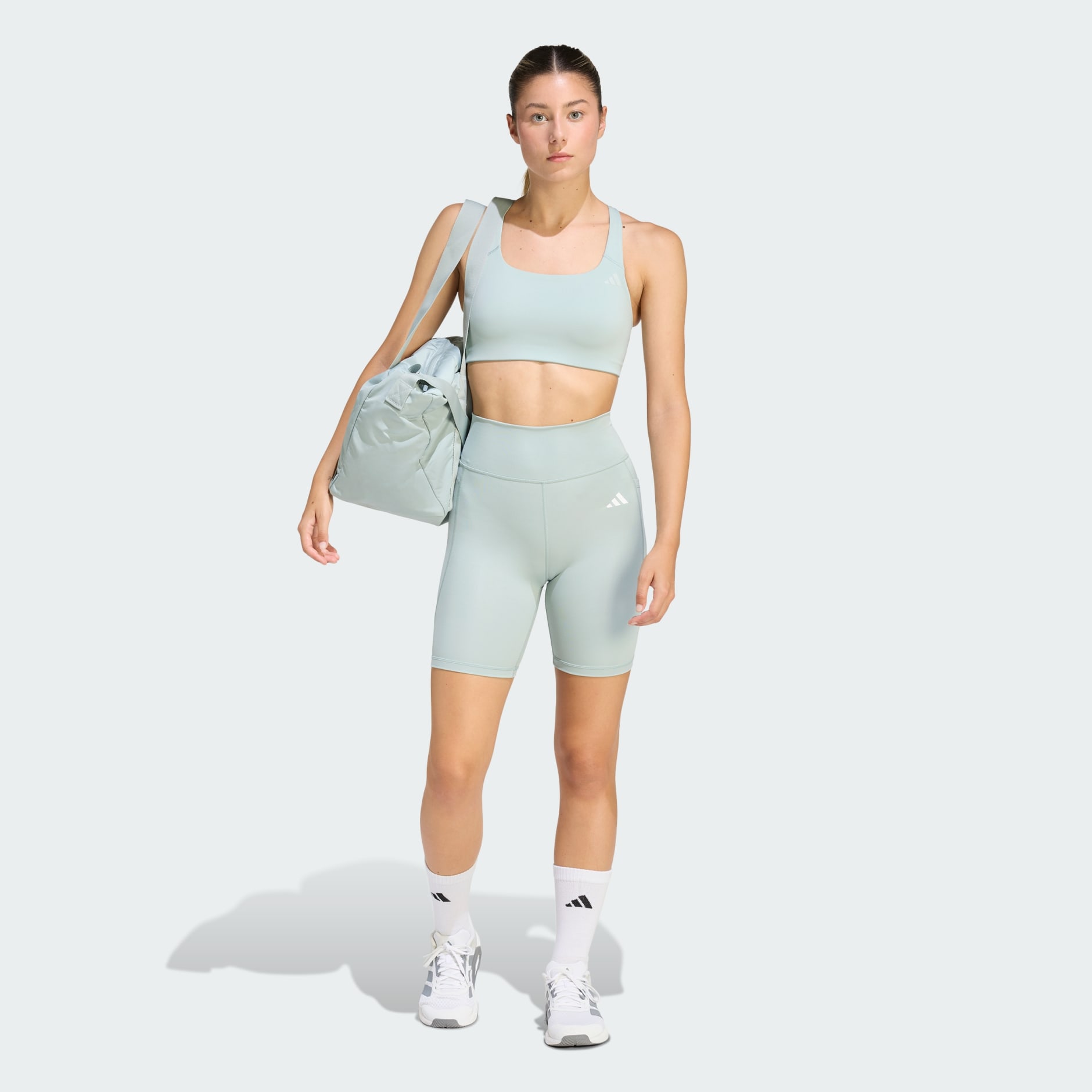 Colanți scurți cu buzunar Optim&eacute; Essentials 7-Inch