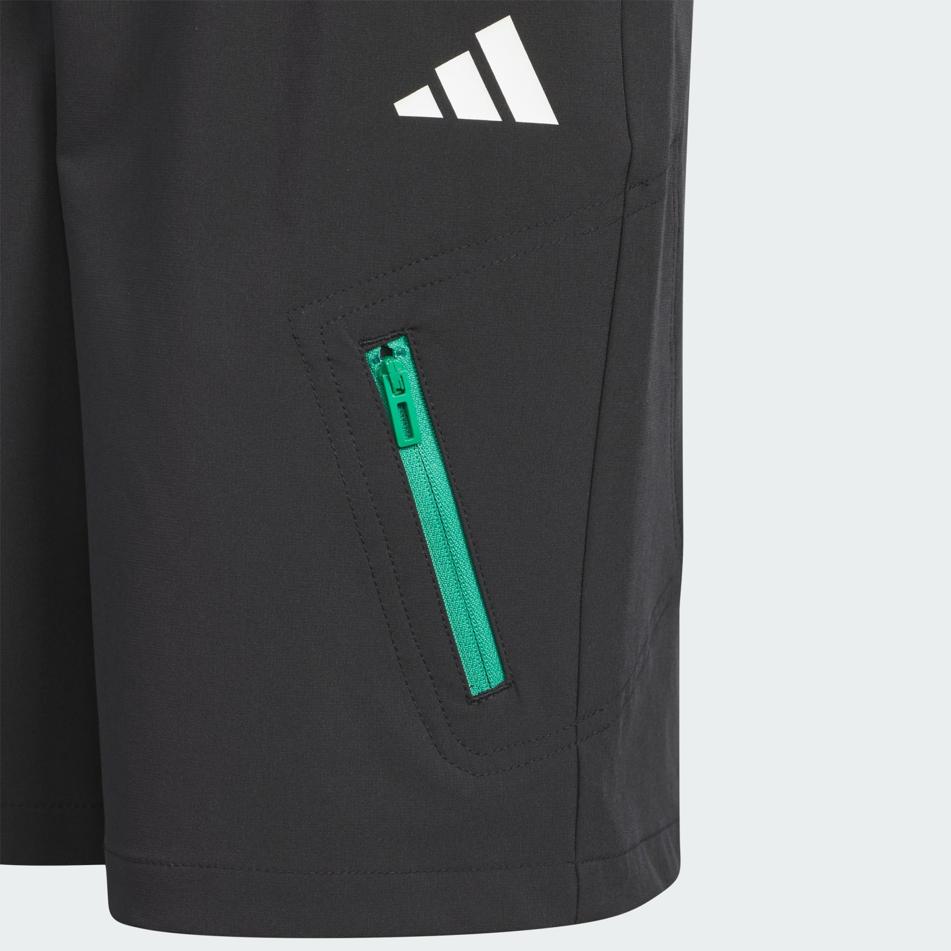 青少年圖案梭織短褲