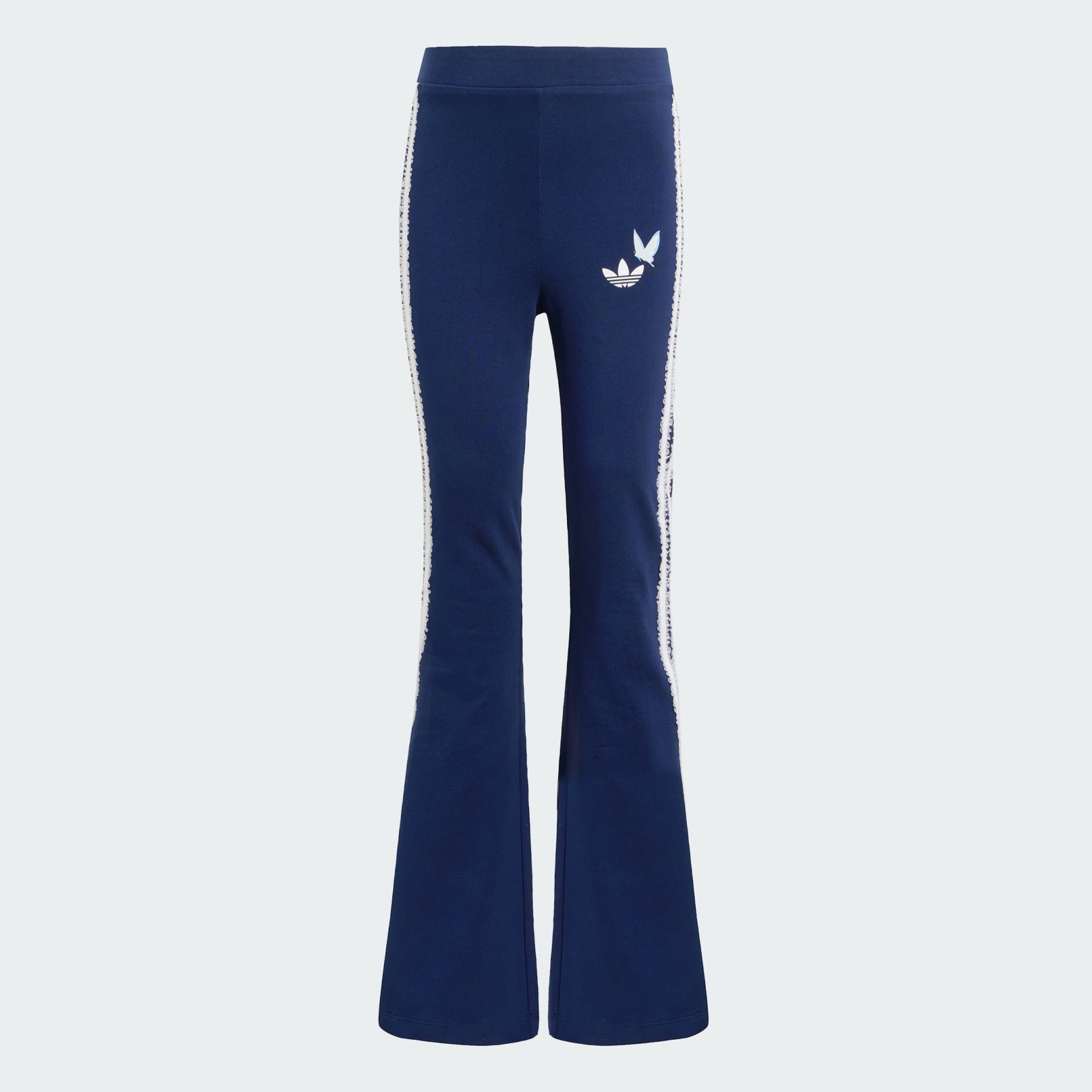 SET BLUZĂ CU GULER ROTUND ȘI PANTALONI EVAZAȚI ADIDAS DISNEY