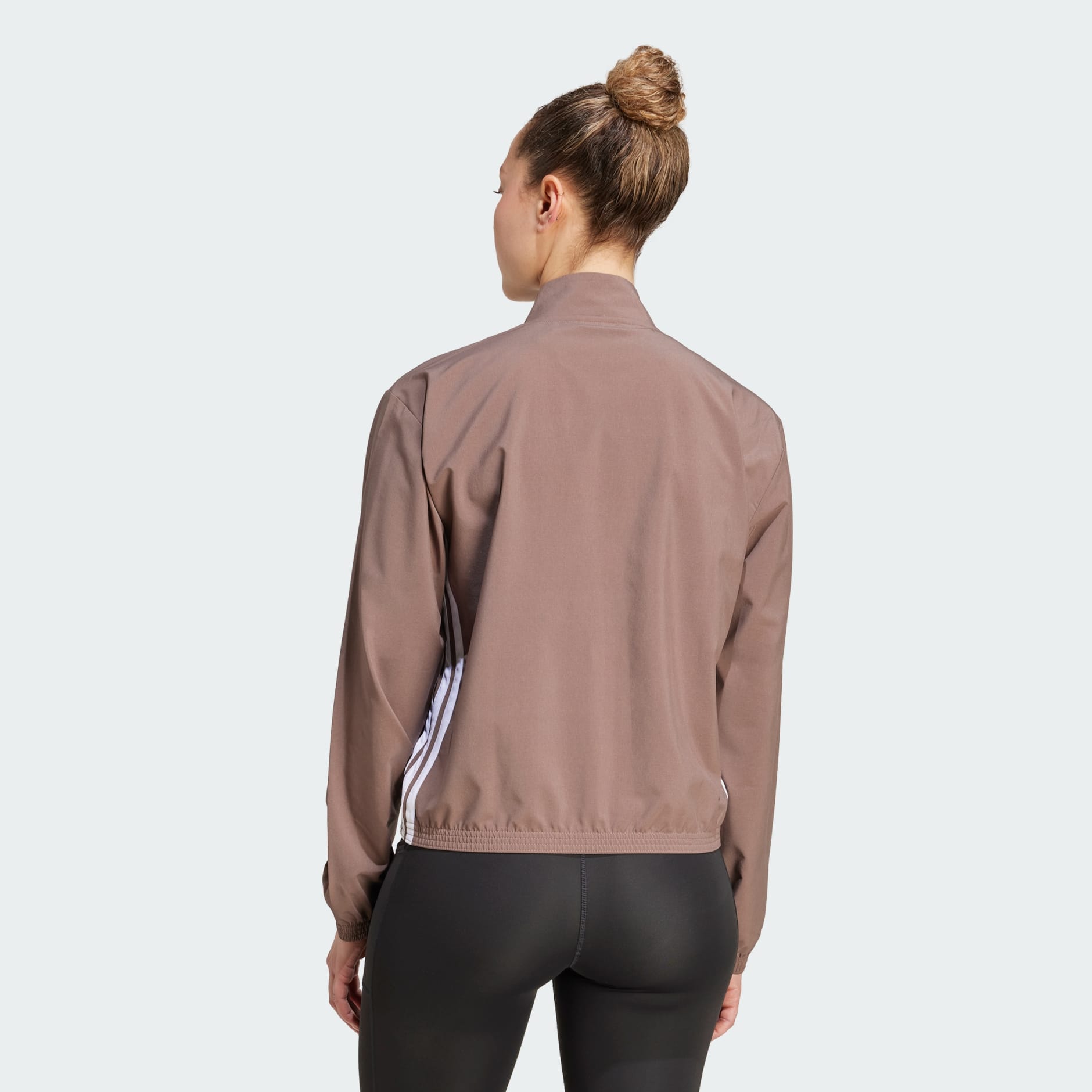 جاكيت Train Essentials 3-Stripes Woven Warm-Up