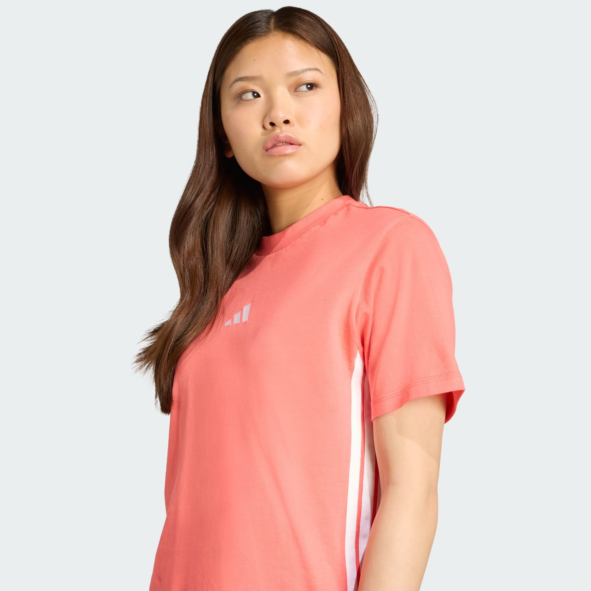 Tricou Essentials de bumbac cu 3 dungi