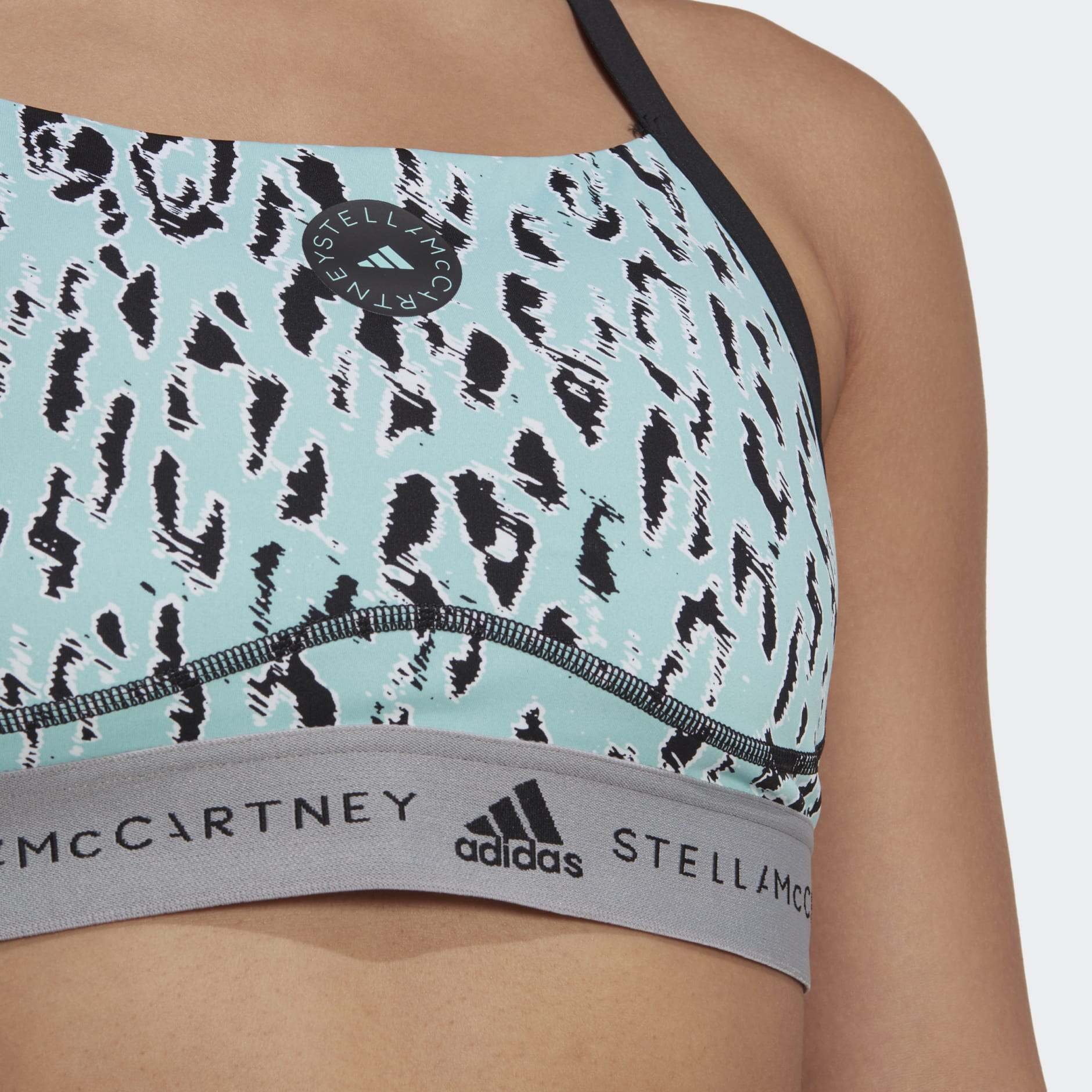 ADIDAS BY STELLA MCCARTNEY TRUEPURPOSE MEDIUM SUPPORT PRINTED BRA