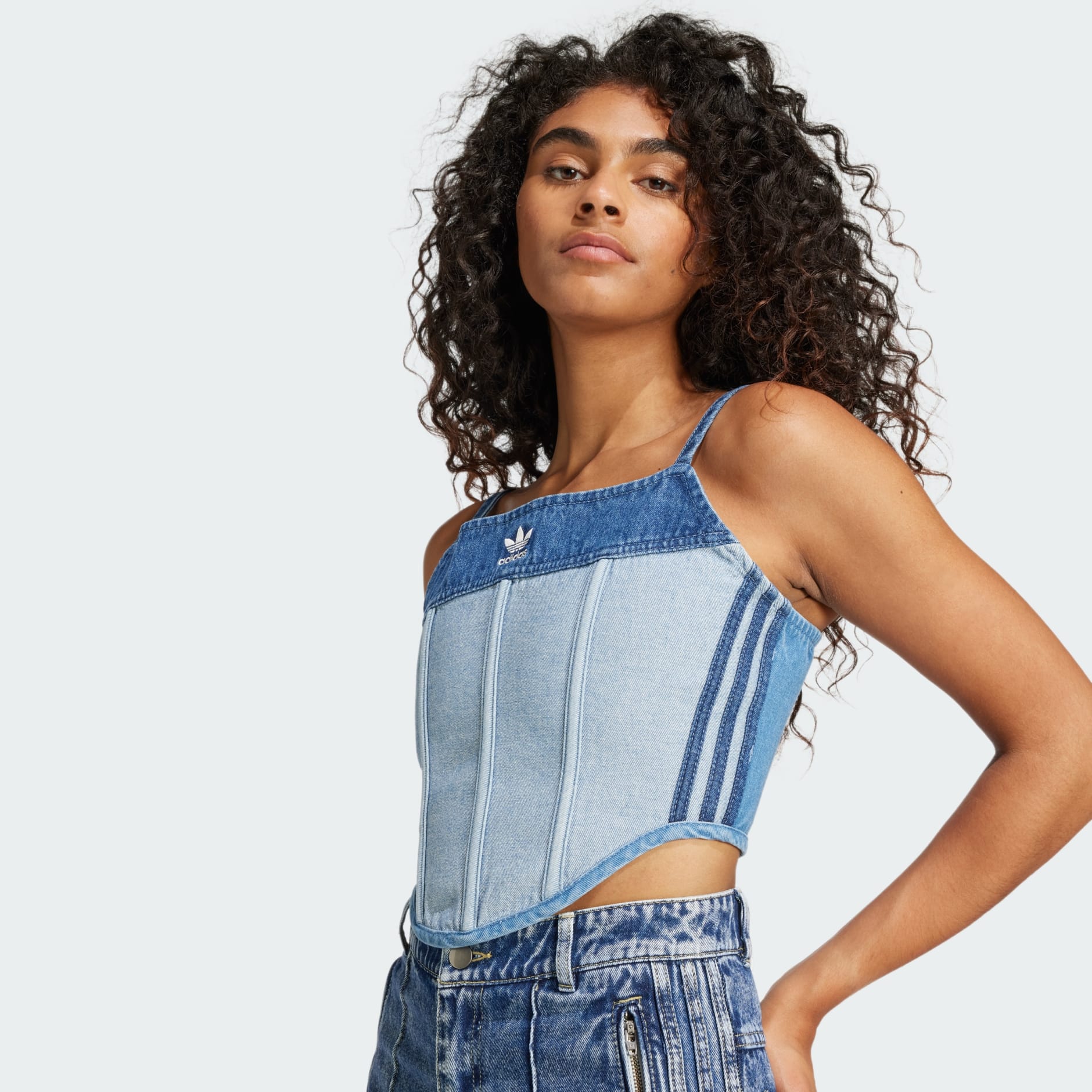 Clothing KSENIASCHNAIDER Denim Corset Blue adidas South Africa