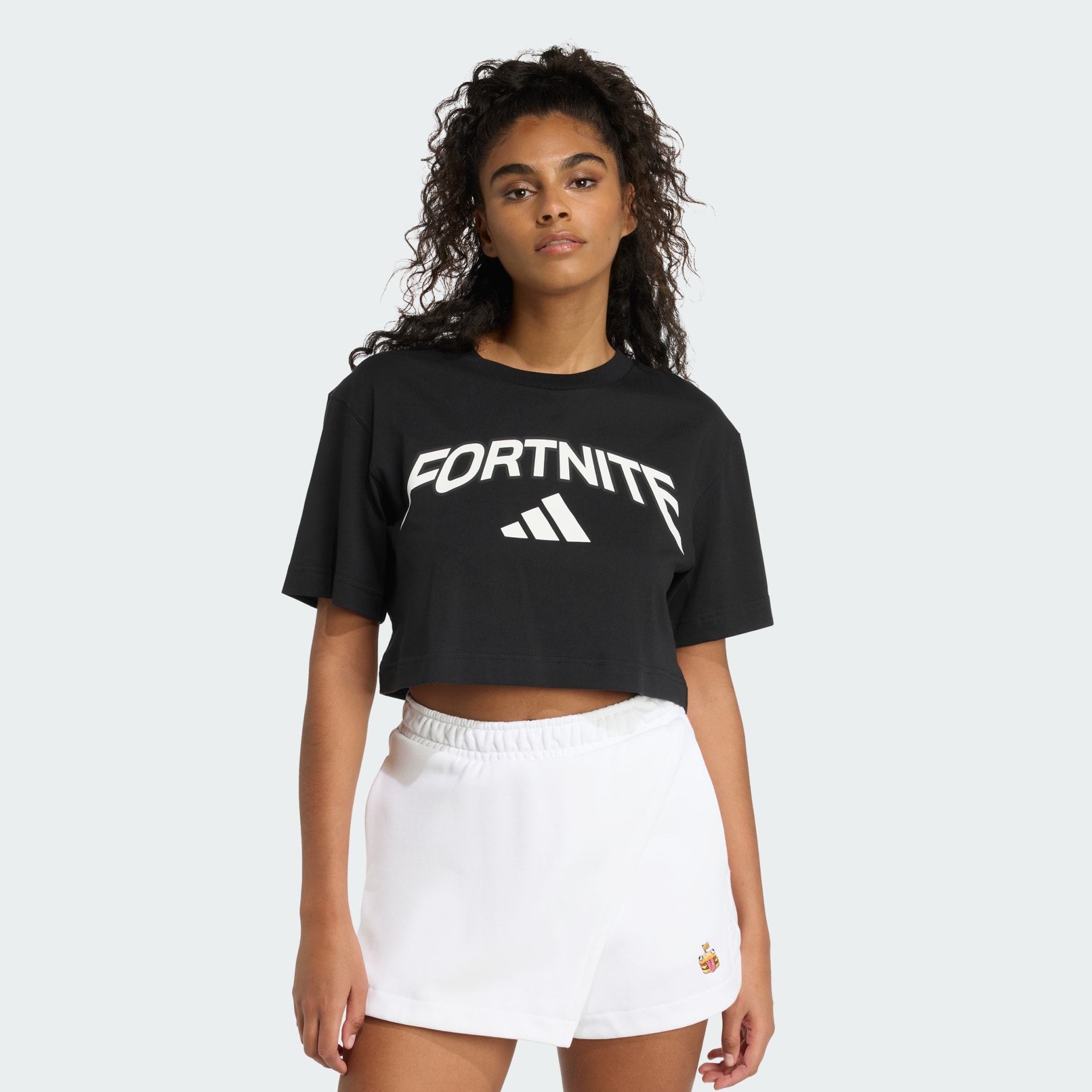 CLOTHING - adidas x Fortnite Crop Tee - Black | adidas Oman