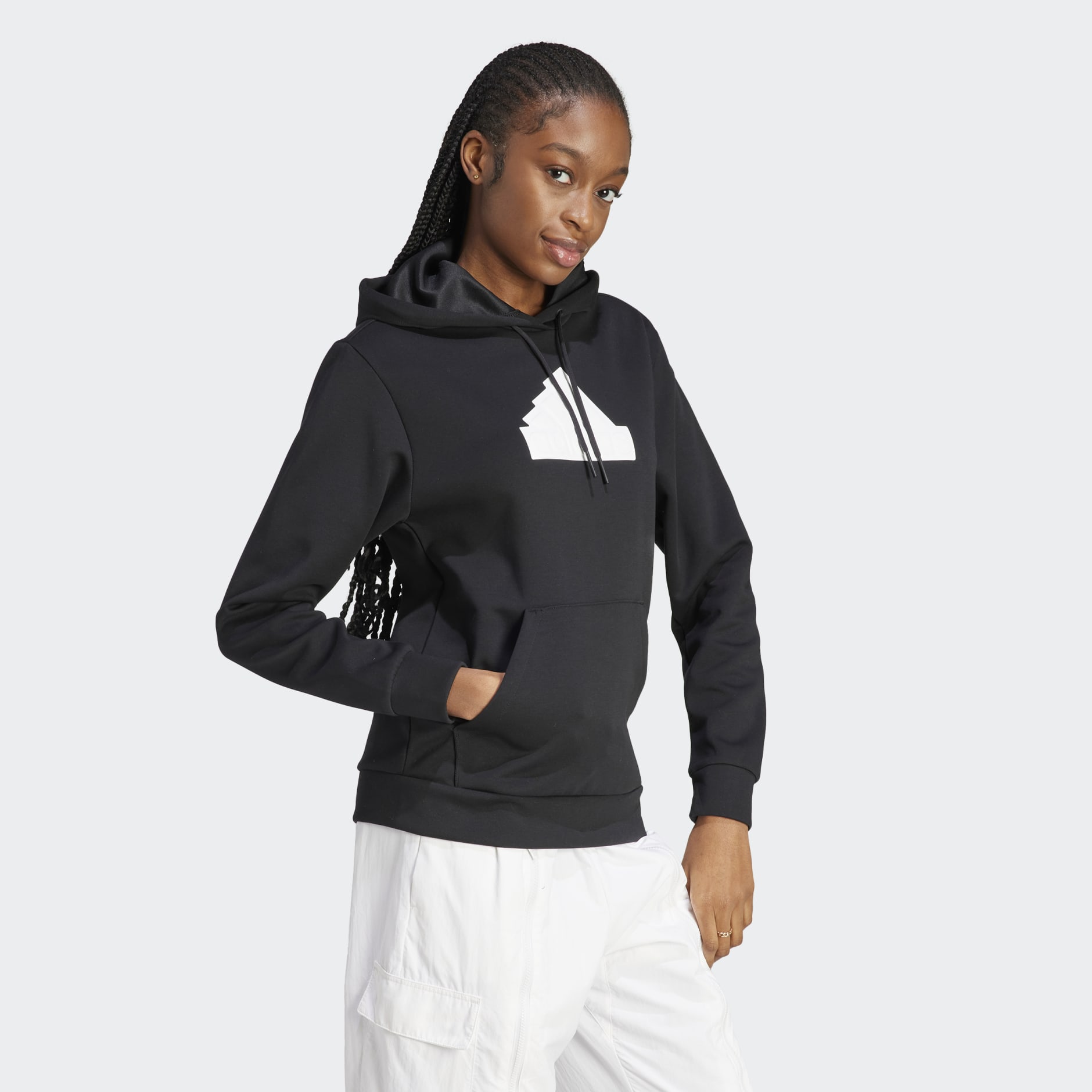 CLOTHING - Future Icons Badge of Sport Bomber Hoodie - Black | adidas ...