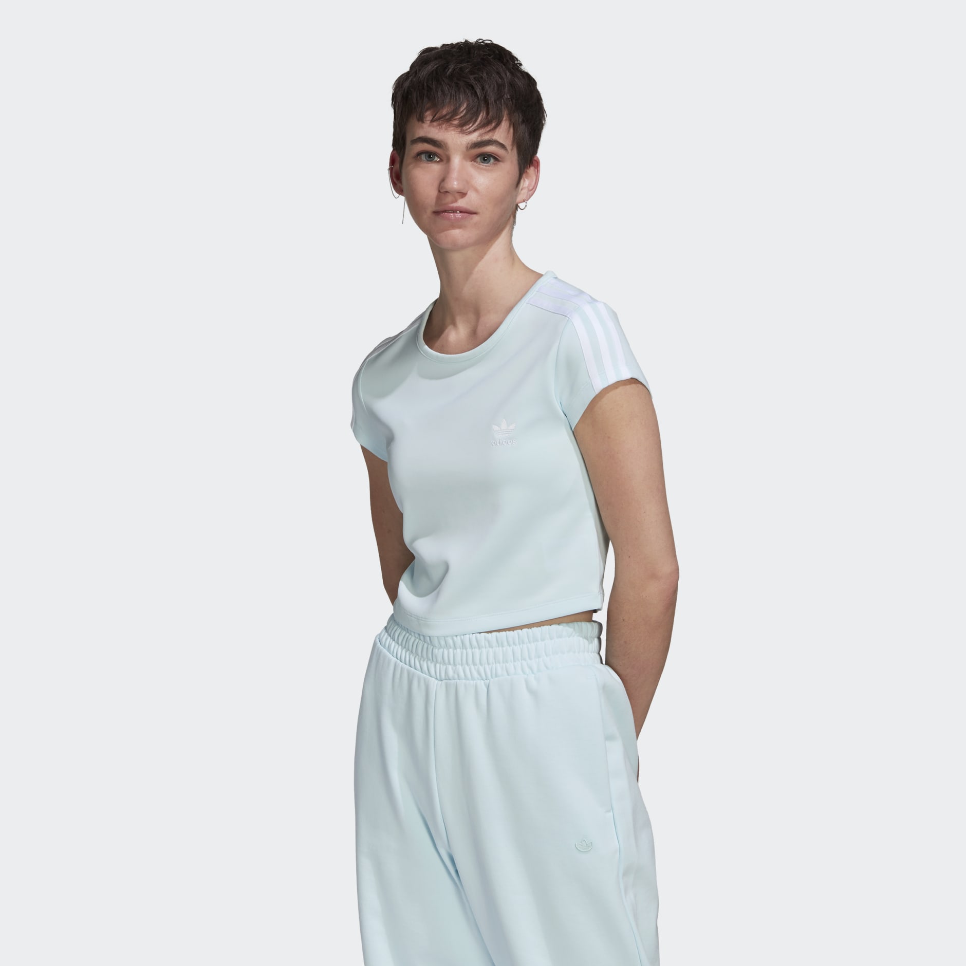 Adicolor Classics Crop 3-Stripes Tee