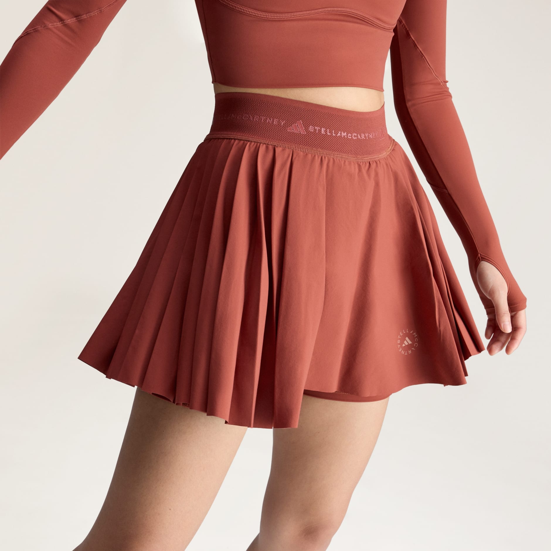 Fustă-pantalon Plisată pentru Antrenament adidas de Stella McCartney