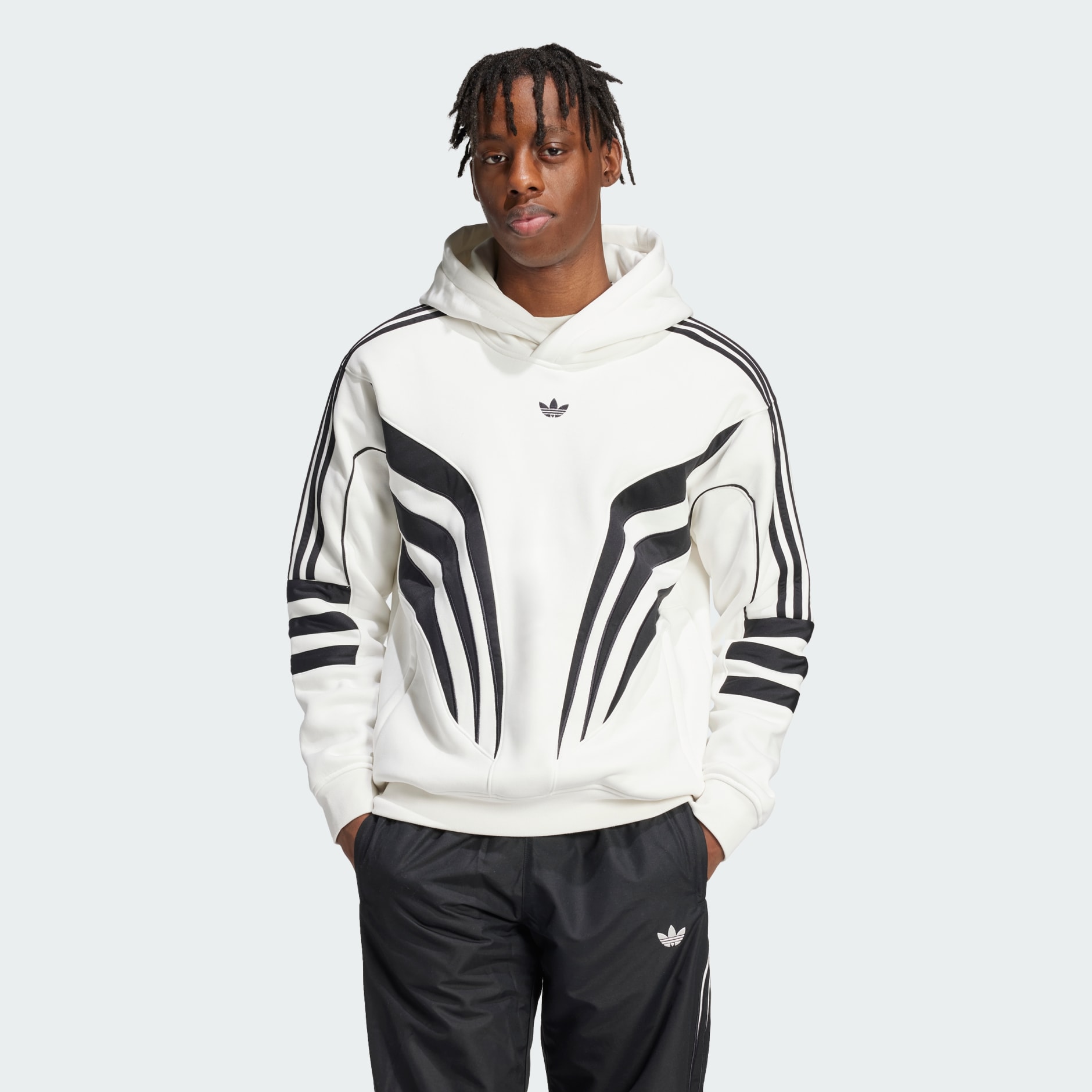 Clothing Q3 Atlanta Hooded Sweatshirt White adidas Oman