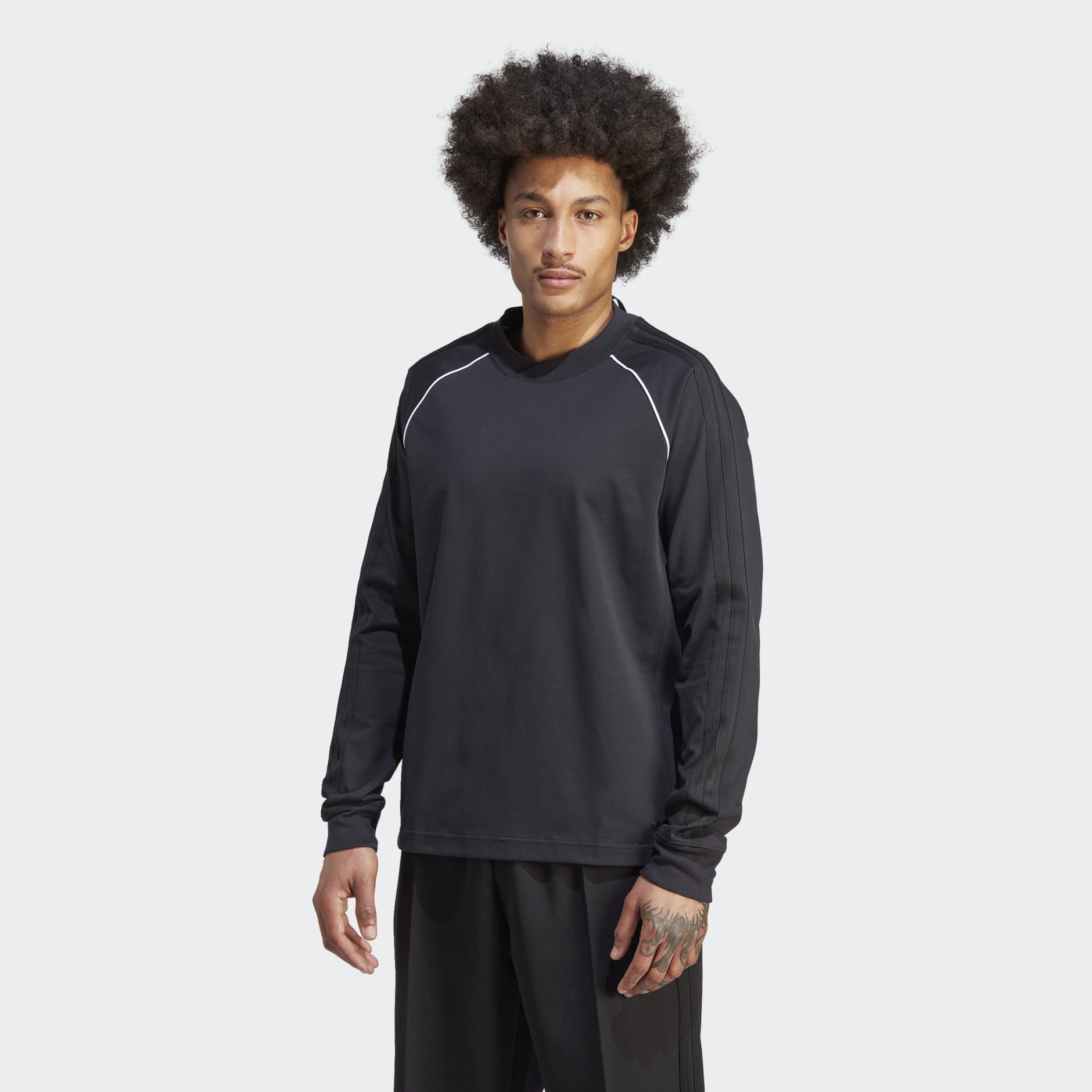 Clothing - Blue Version SST Long Sleeve Tee - Black | adidas South Africa