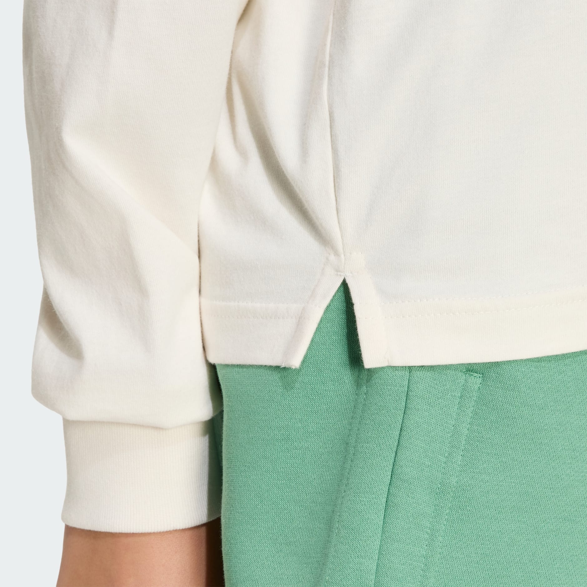 TRICOU CU M&Acirc;NECĂ LUNGĂ 3 STRIPES STUDIO BOYFRIEND