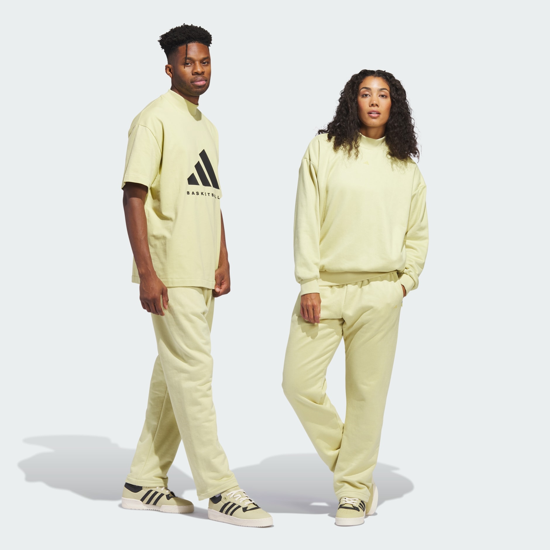 Clothing - Basketball Sueded Pants - Yellow