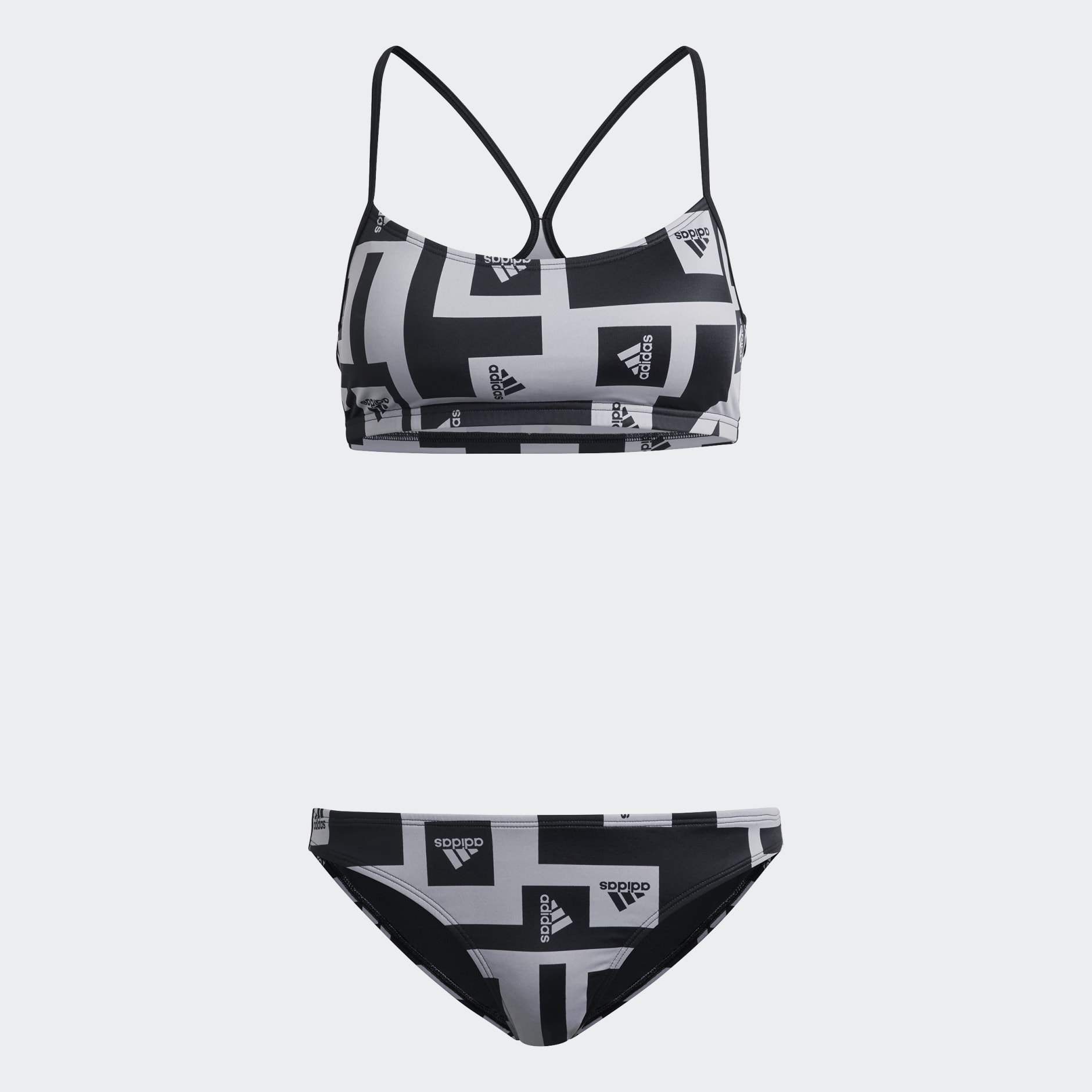 Adidas top logo bikini