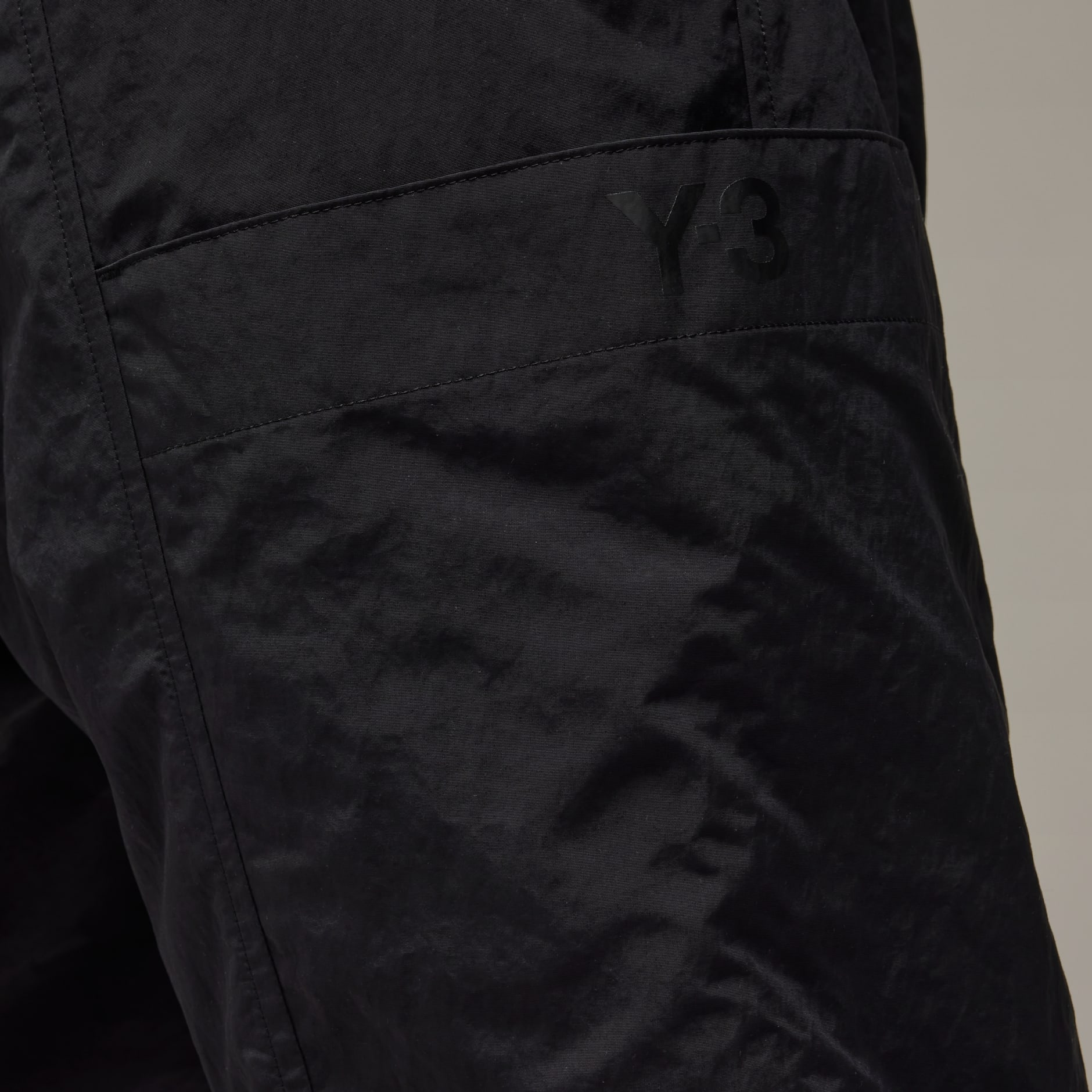 adidas Y-3 Crinkle Men's Nylon Cuffed Pants Bege IV8024