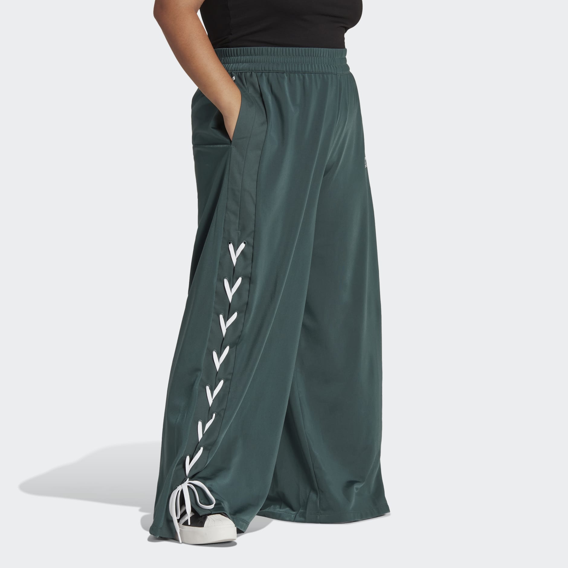 Always Original Laced Wide Leg Pants (Plus Size)