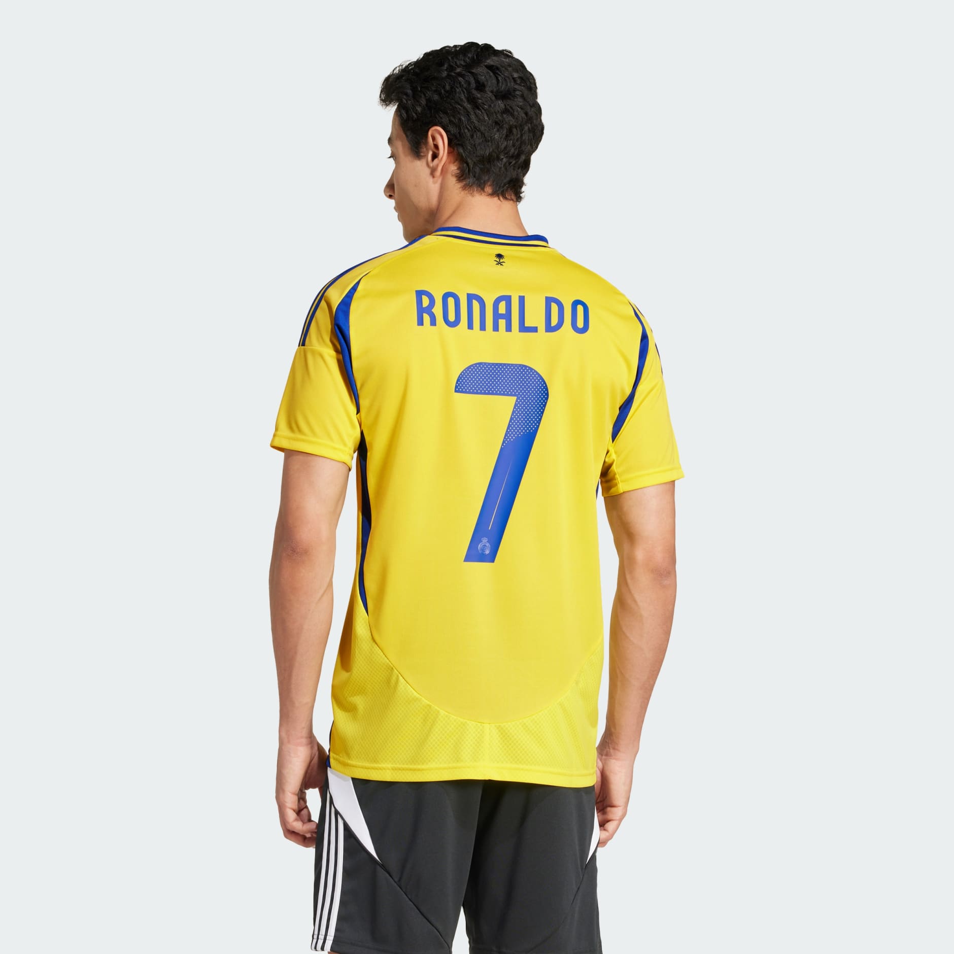 adidas Al Nassr FC 24 25 Ronaldo Home Jersey Yellow adidas UAE