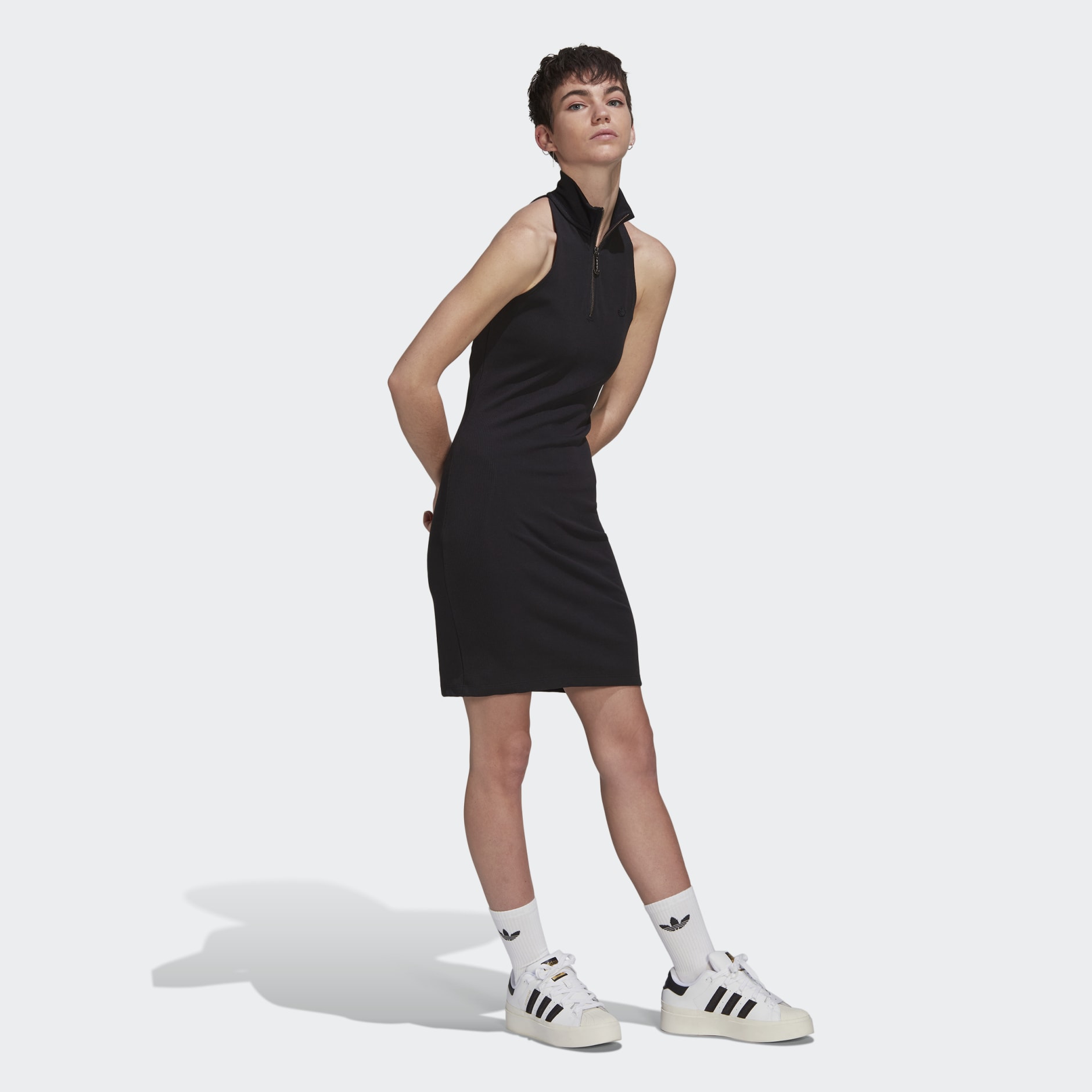 Clothing - Adicolor Contempo Dress - Black | adidas South Africa