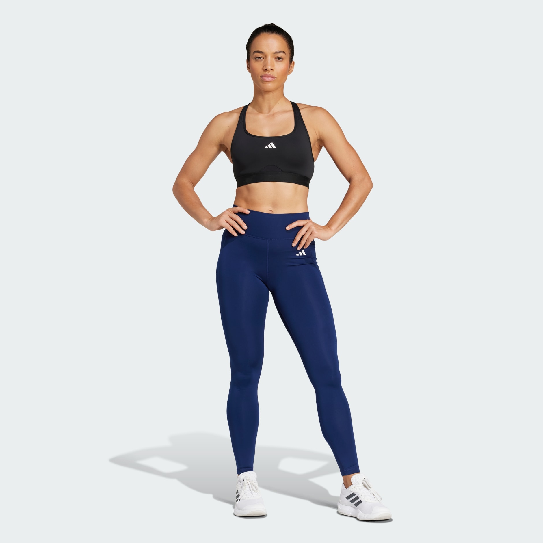 Licras de largo completo con bolsillo de almacenamiento Optimé Essentials