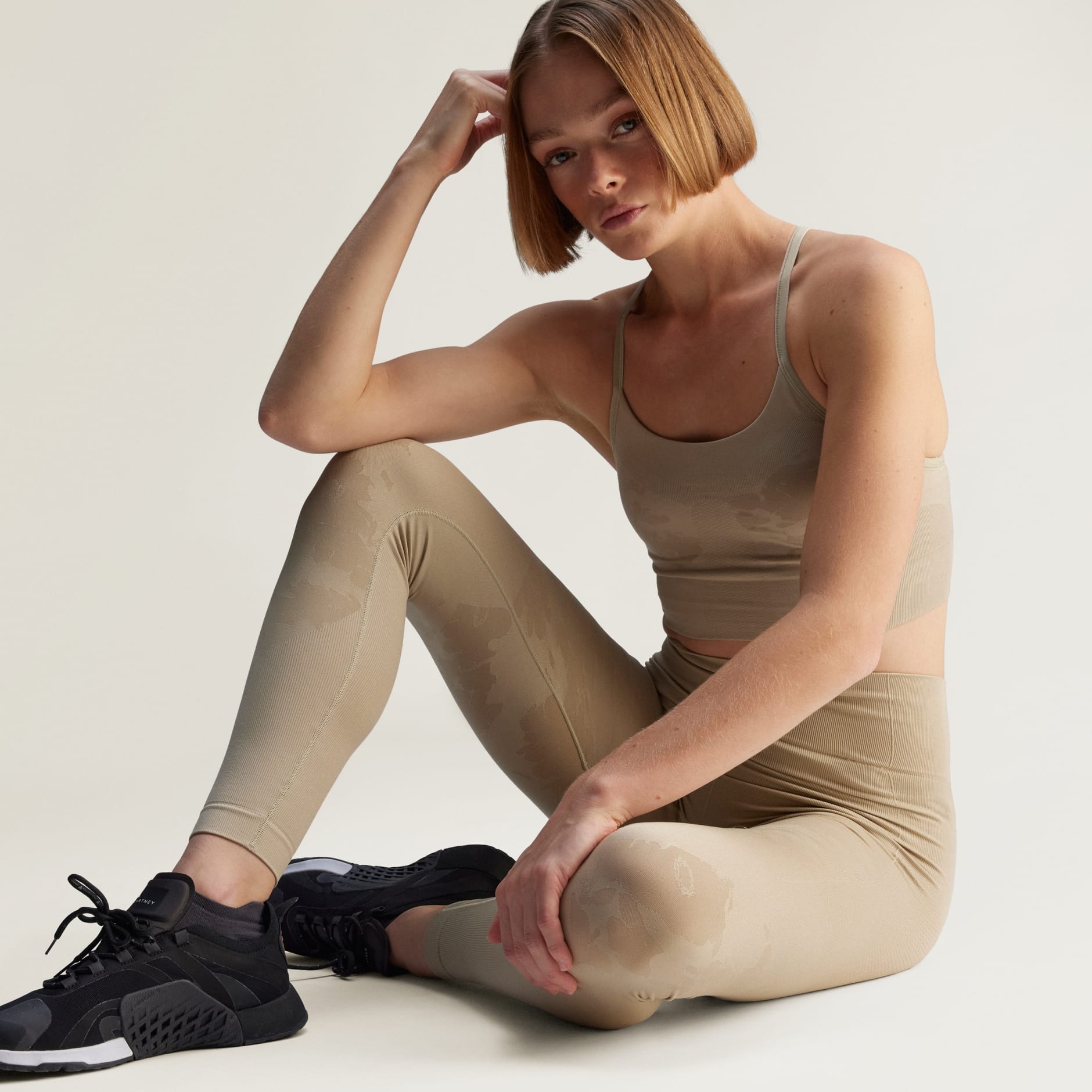 Colanți de yoga fără cusături adidas by Stella McCartney TrueStrength