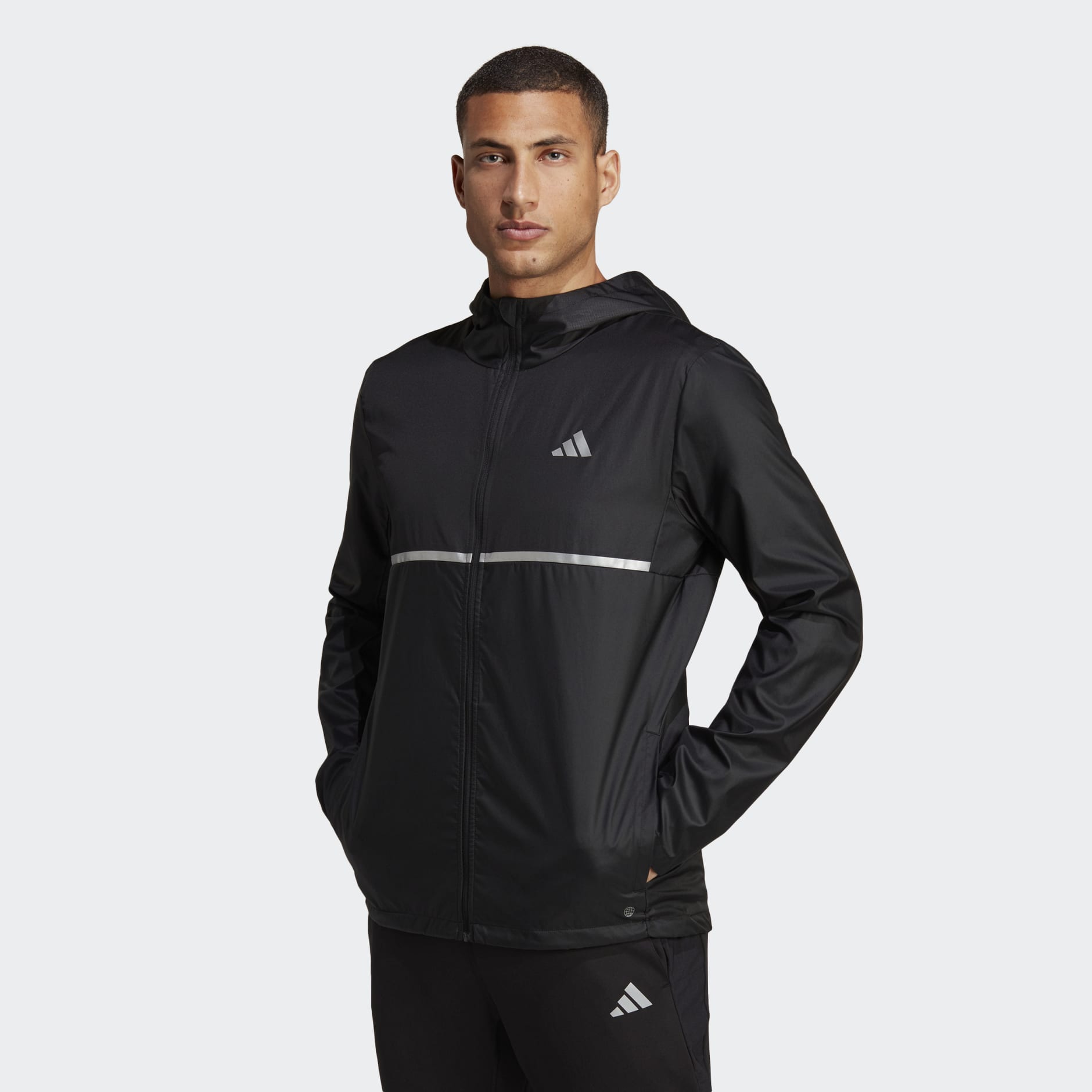 Men's Clothing - Own the Run Jacket - Black | adidas Egypt