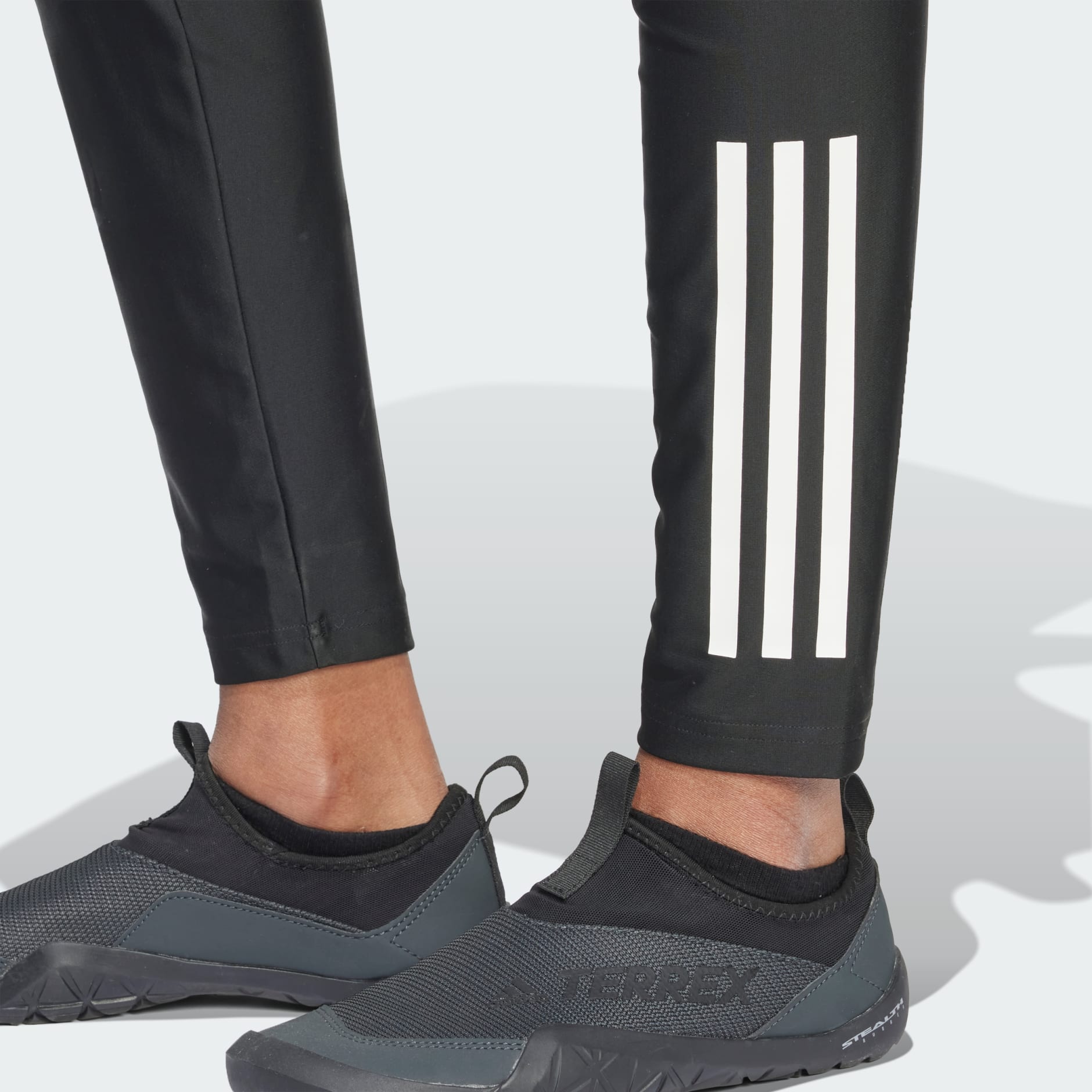 adidas 3-Stripes Swim Leggings - Black
