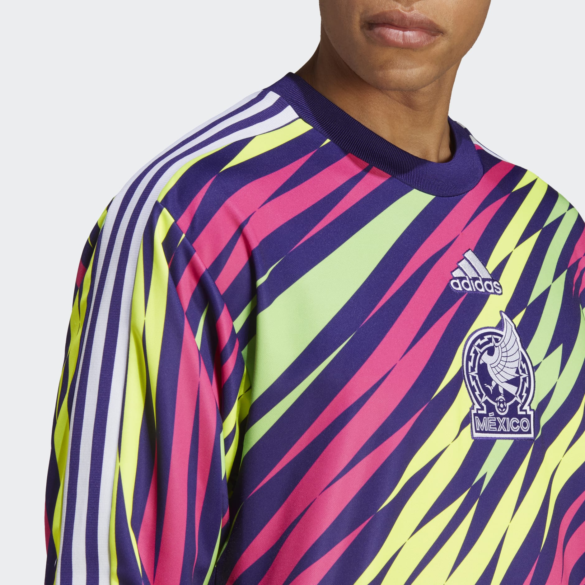 adidas Mexico Icon Goalkeeper Jersey - Purple