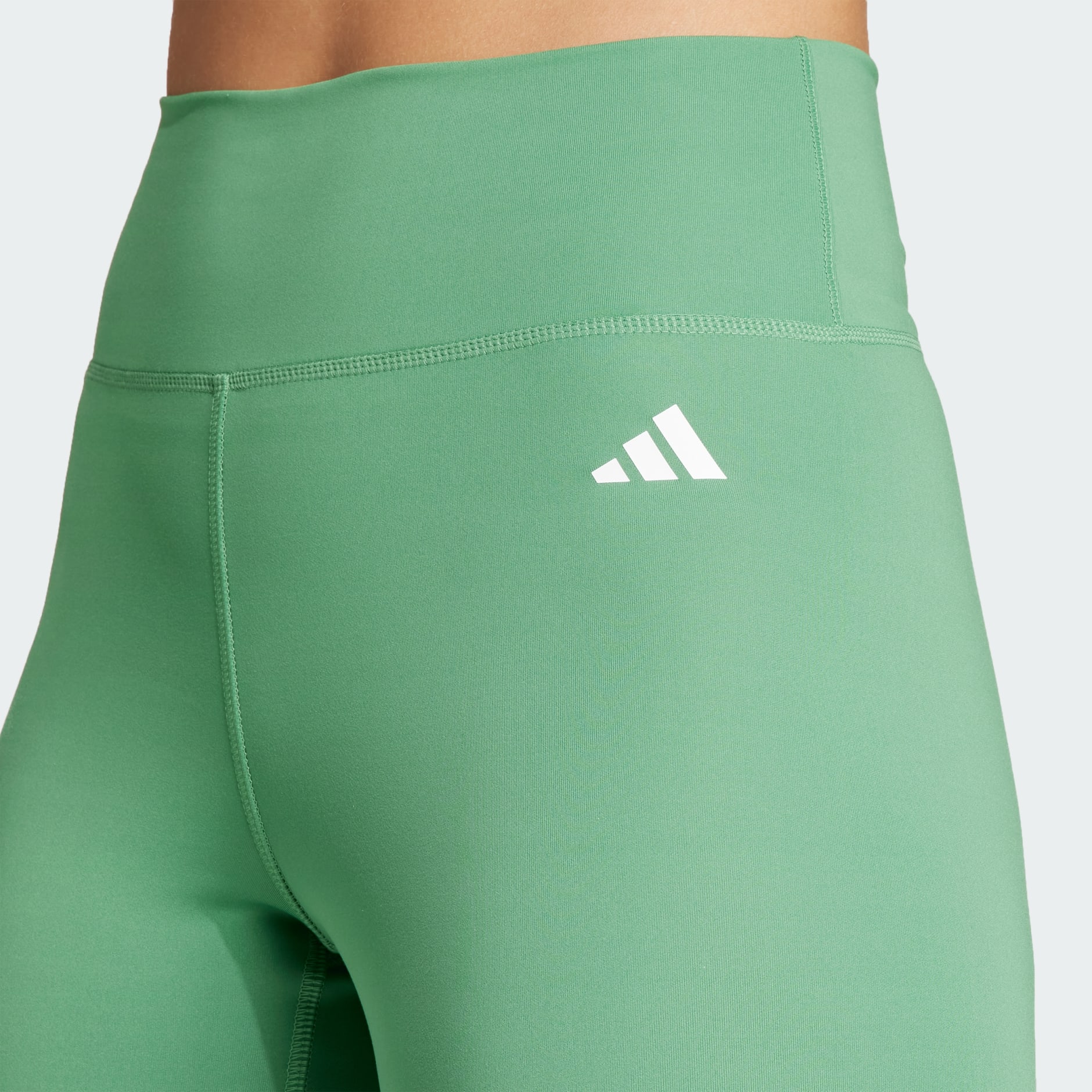 Training essentials recycled high-waisted 7/8 tights, black, Adidas  Performance