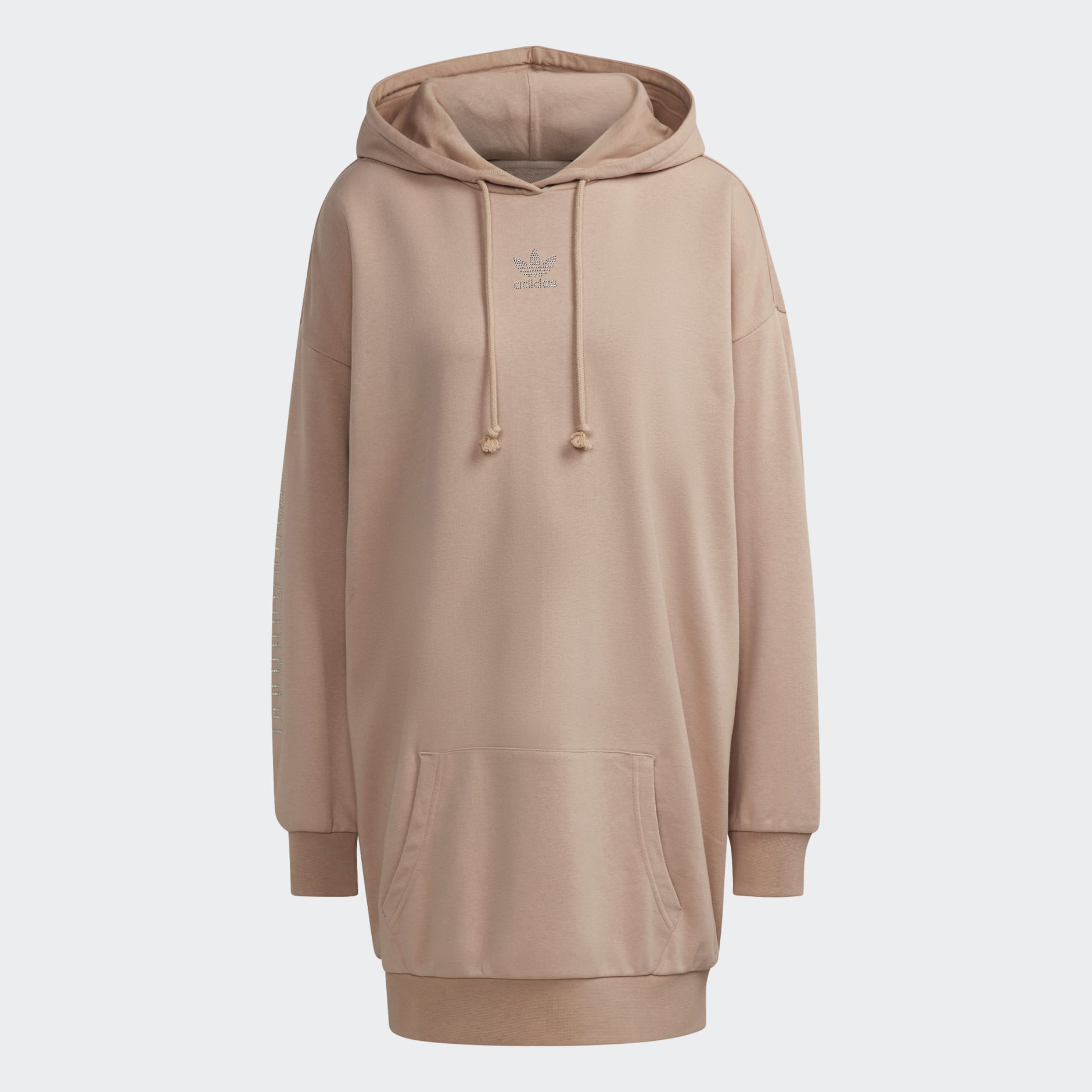 adidas hoodie maxi dress