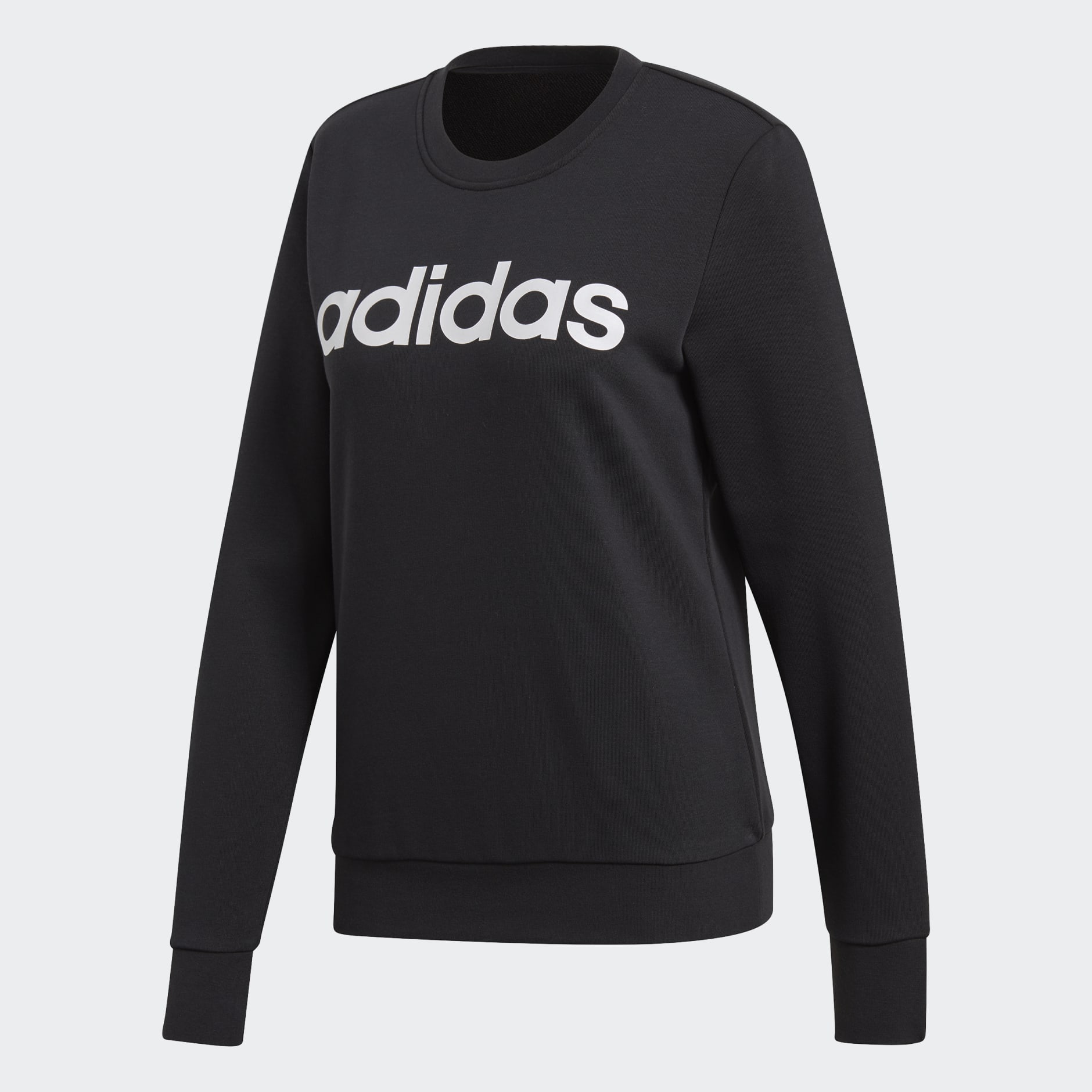 adidas Essentials Linear Sweatshirt - Black | adidas BH