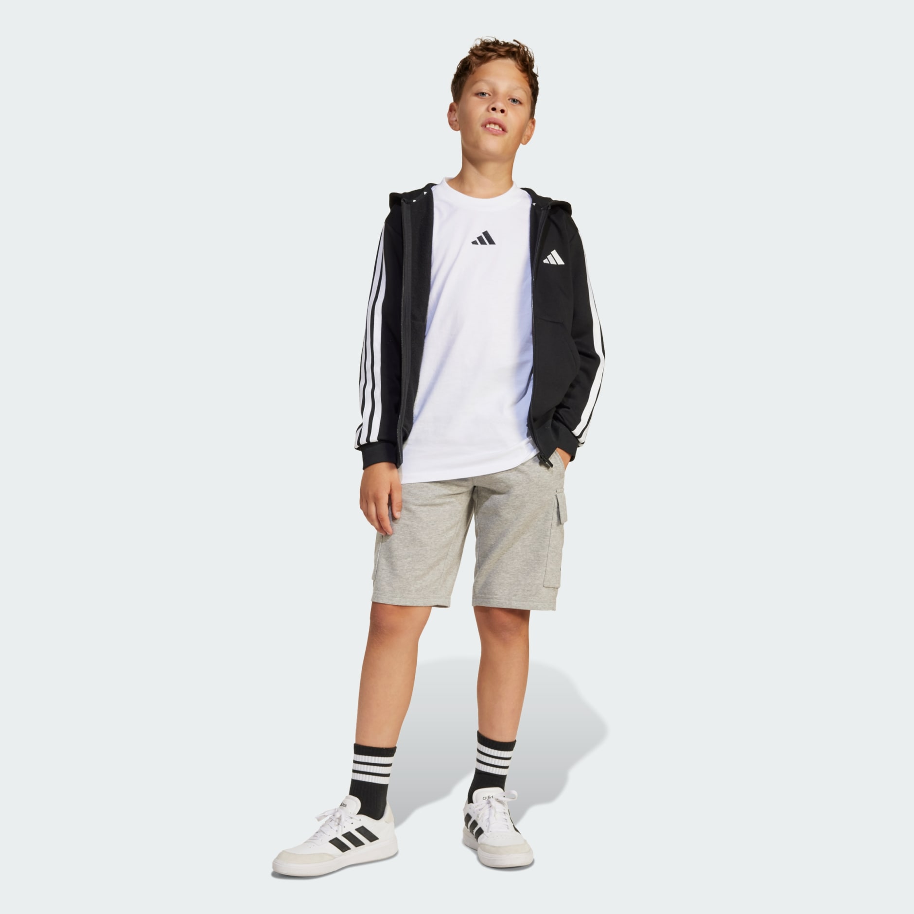 جاكيت بقبعة للأطفال Essentials