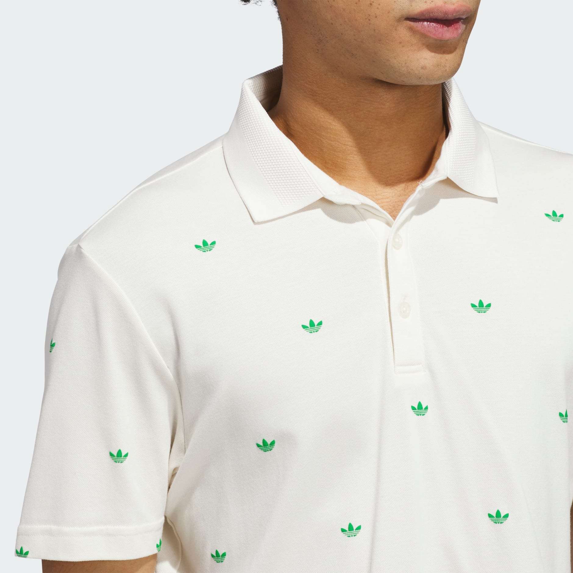 Tricou polo Originals cu trifoi și imprimeu