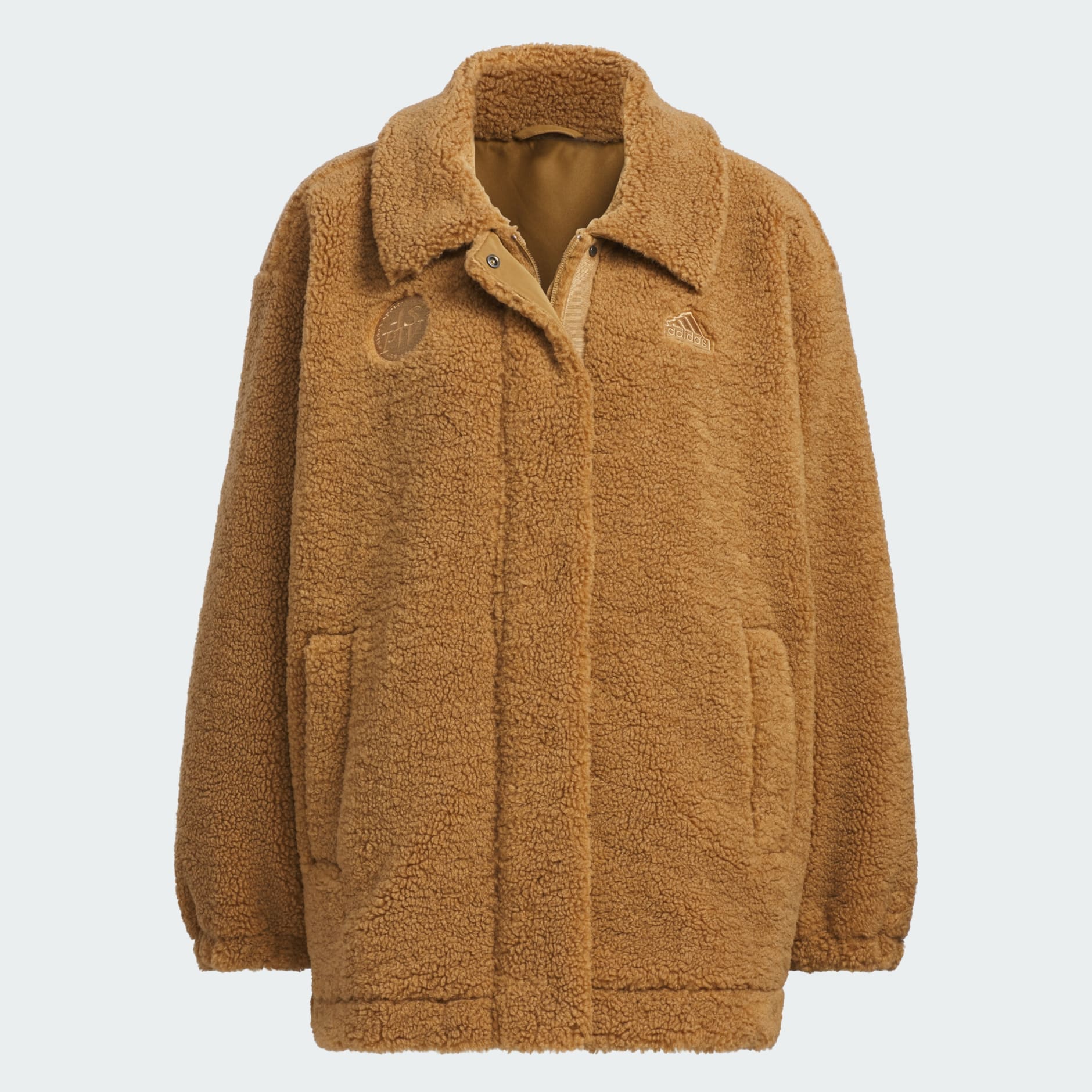 【Adidas】◆Lounge Warm Boa Jacket Brown Desert◆JJ3576◆ Lounge Warm Boa Jacket - Brown | adidas Hong Kong