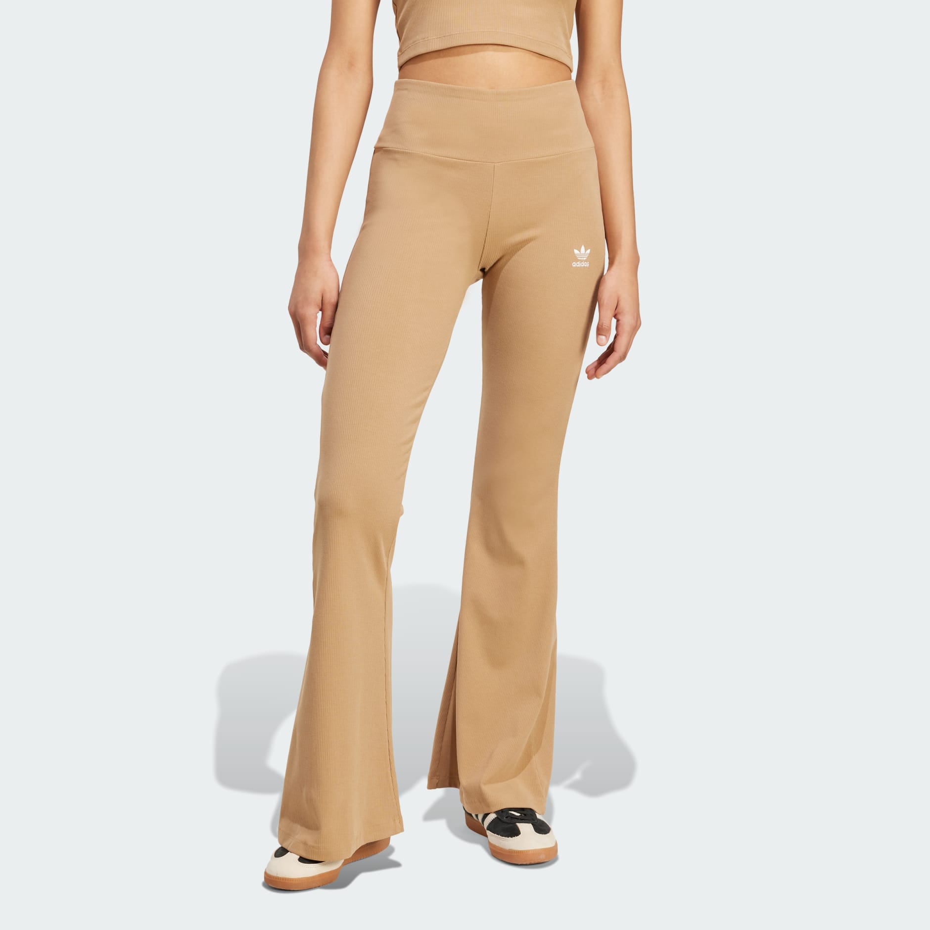 Essentials Rib Flared Leggings