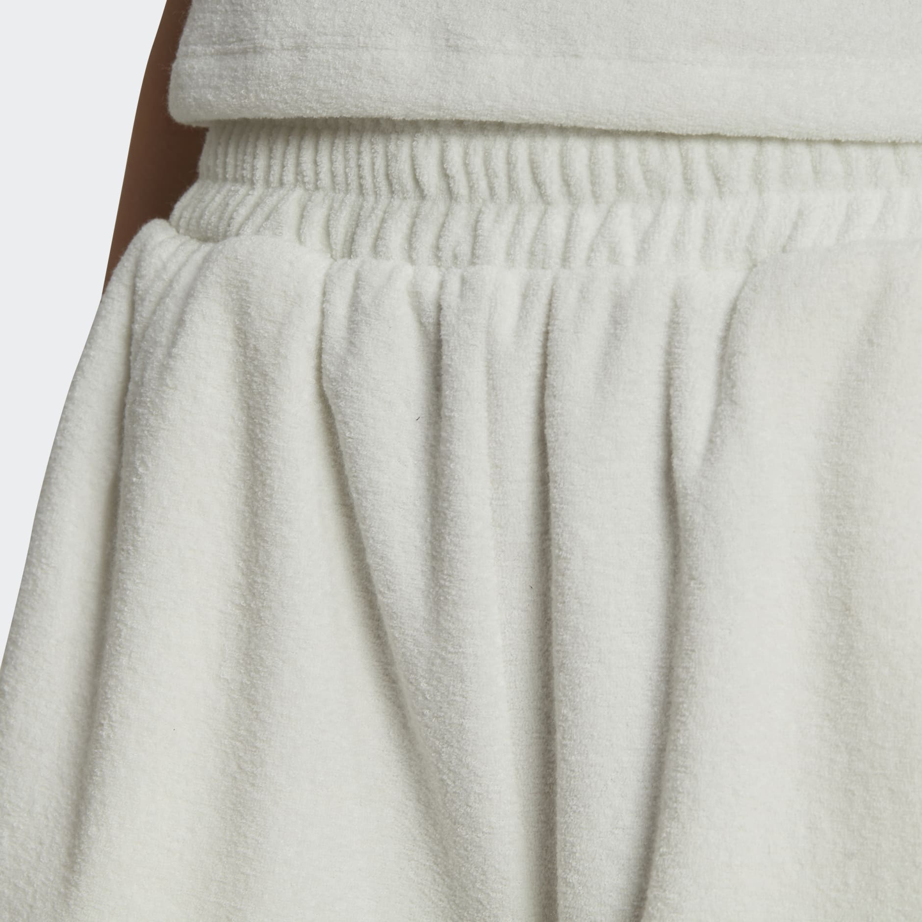 High-Waist Towel Terry Shorts