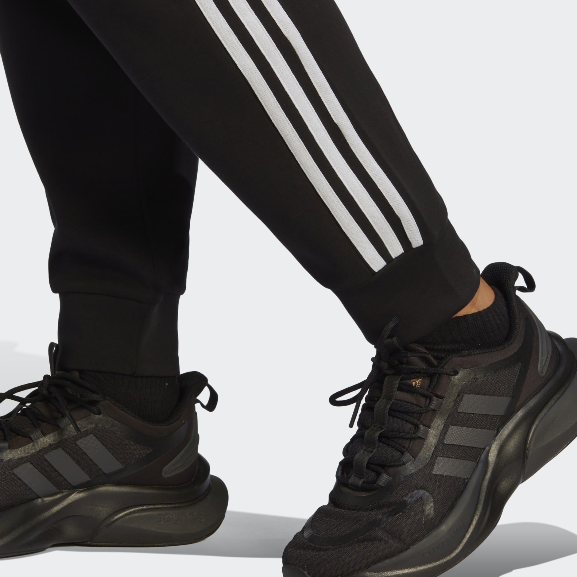 Pantalon Adidas à 3 bandes Future Icons - Noir/Blanc – Footkorner