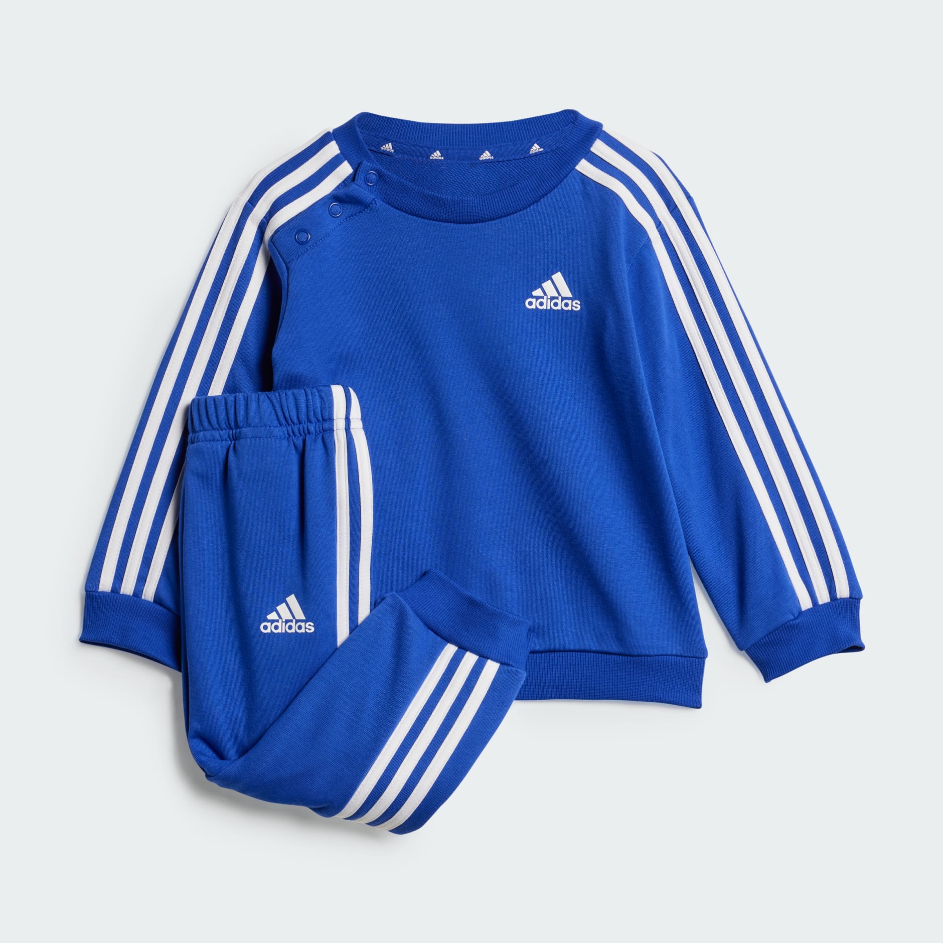 adidas Essentials 3 Stripes Jogger Set Kids Blue adidas TZ