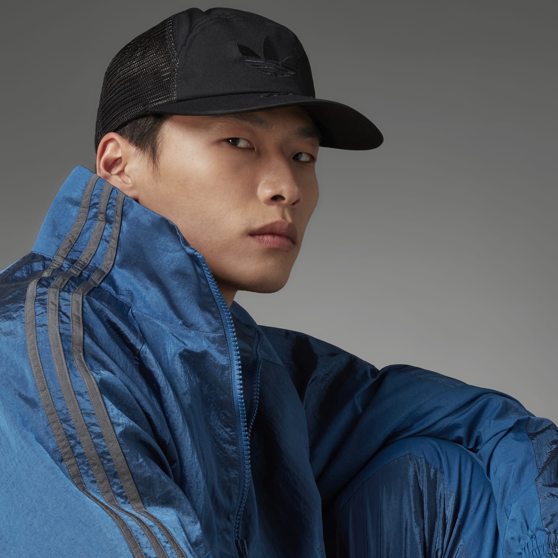 Blue Version BB Blocked Track Top