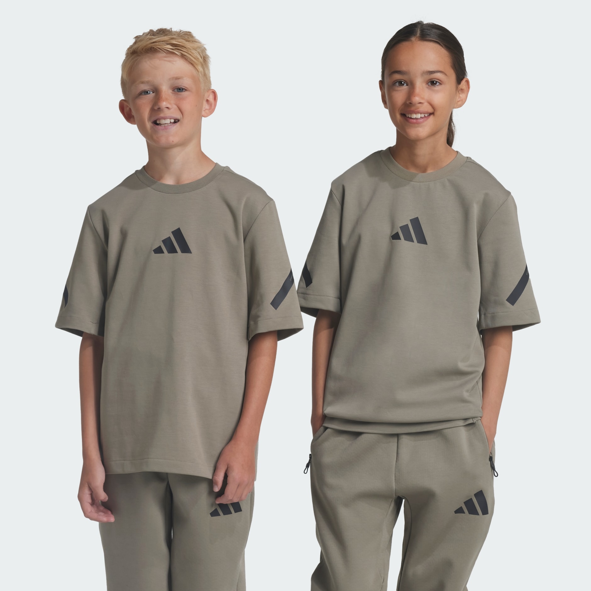 Clothing adidas Z.N.E. Tee Kids Brown adidas South Africa