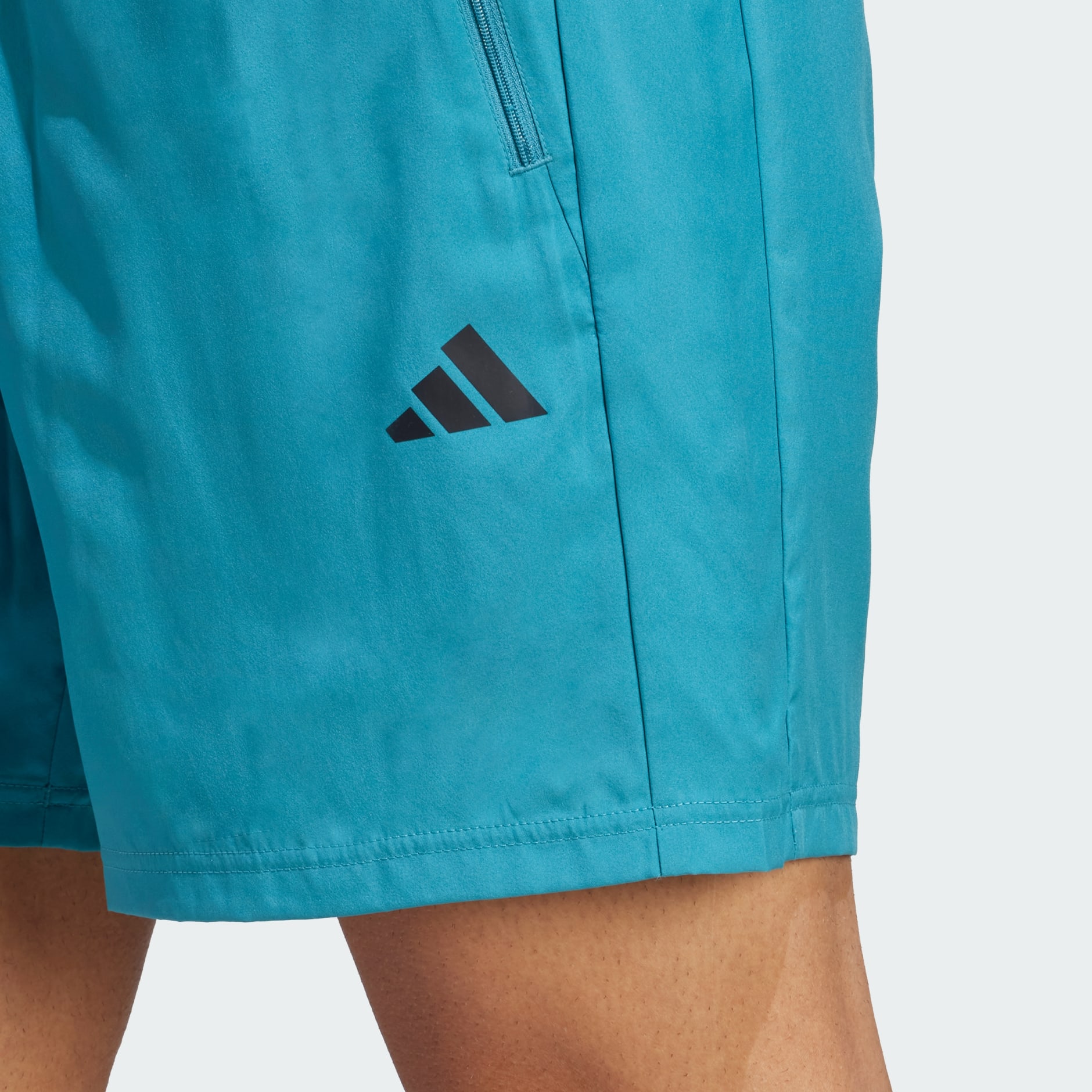 Clothing - Train Essentials Woven Training Shorts - Turquoise | adidas ...