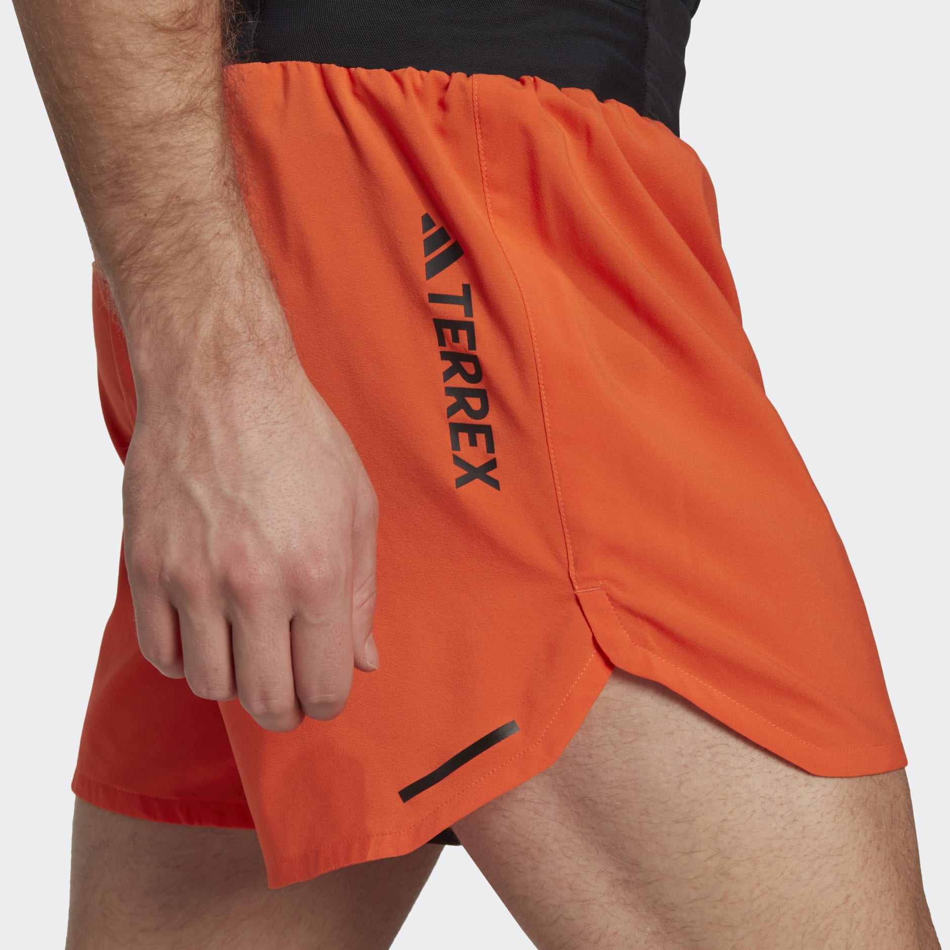 Orange running cheap shorts mens