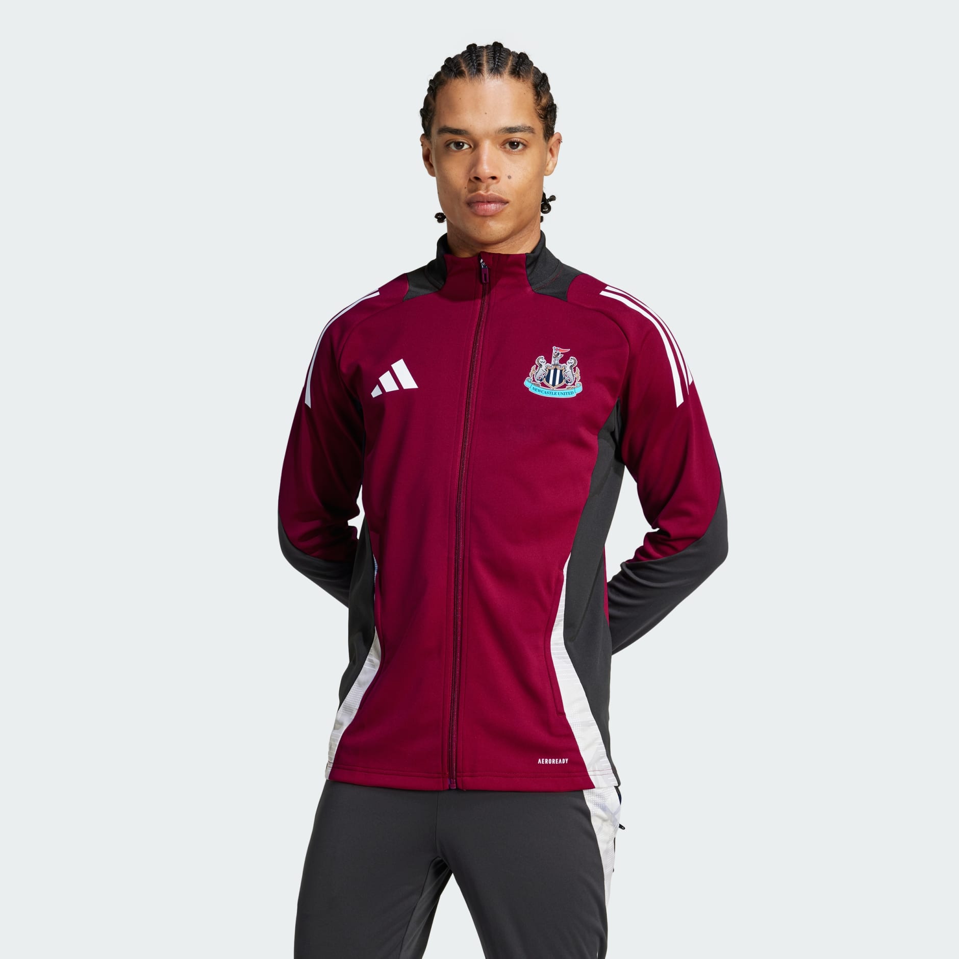 Clothing - Newcastle United FC Tiro 24 Training Jacket - Burgundy 