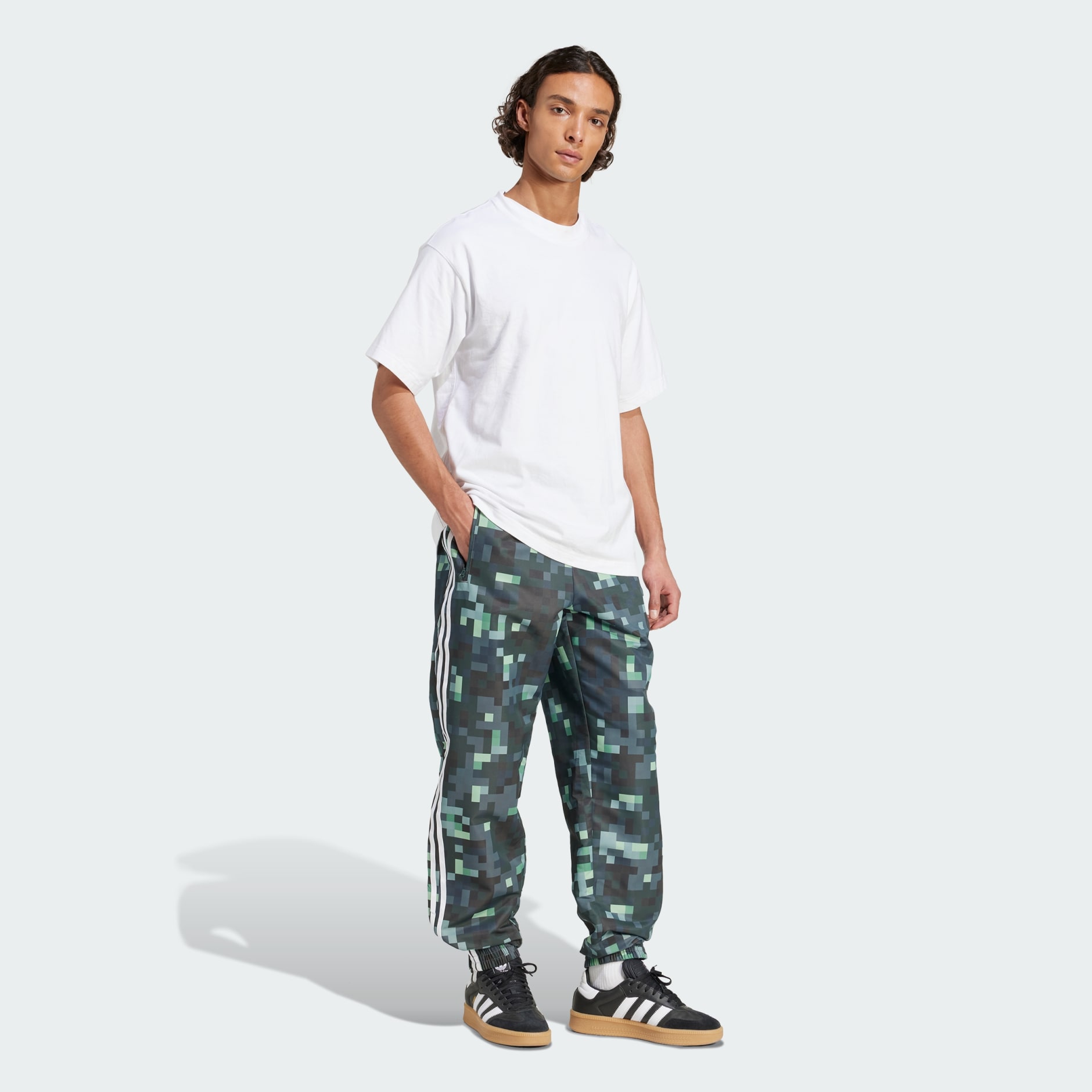 Pantaloni de trening adidas Originals x Minecraft
