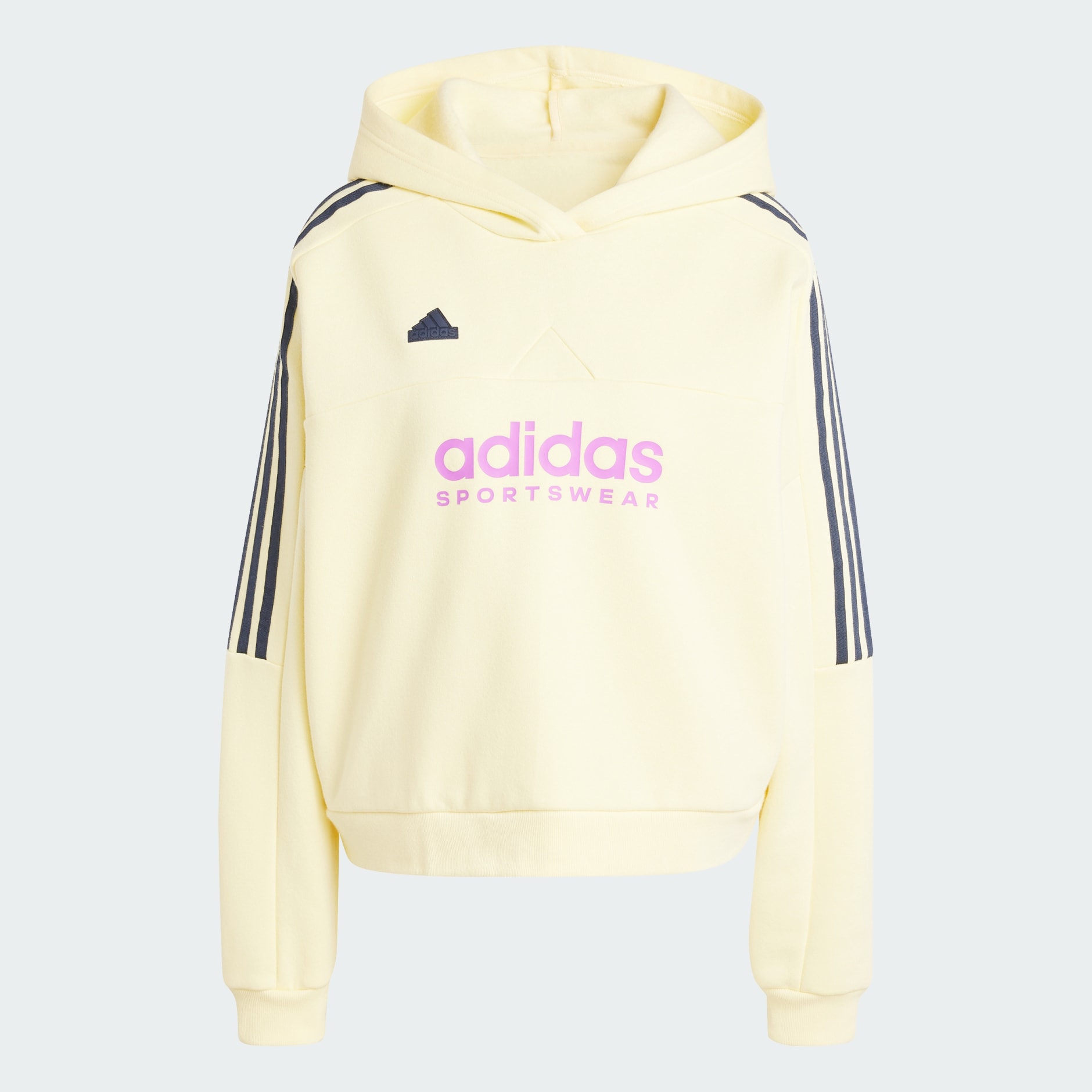 Clothing Tiro Cut 3 Stripes Fleece Hoodie Yellow adidas South Africa