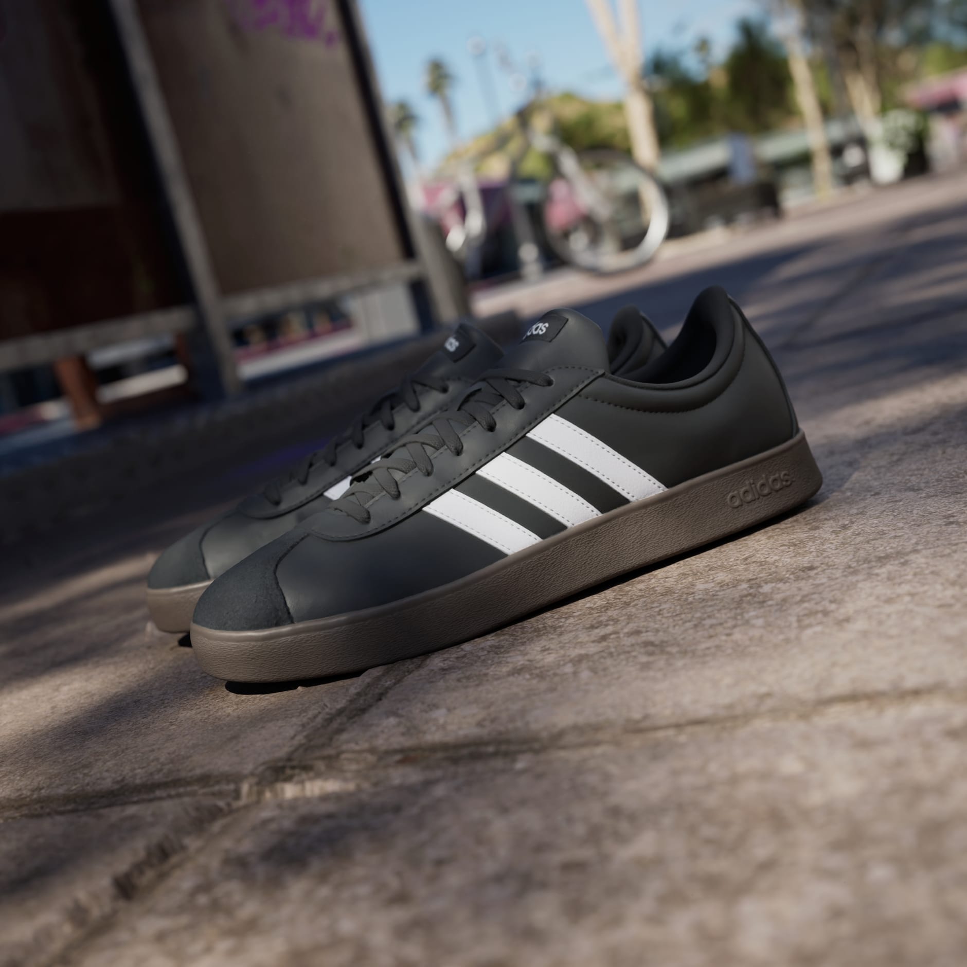 ★人気★ Adidas VL Court Base Core Black Cloud White adidas Vl Court 3.0 Core Black Cloud White Team Victory Red