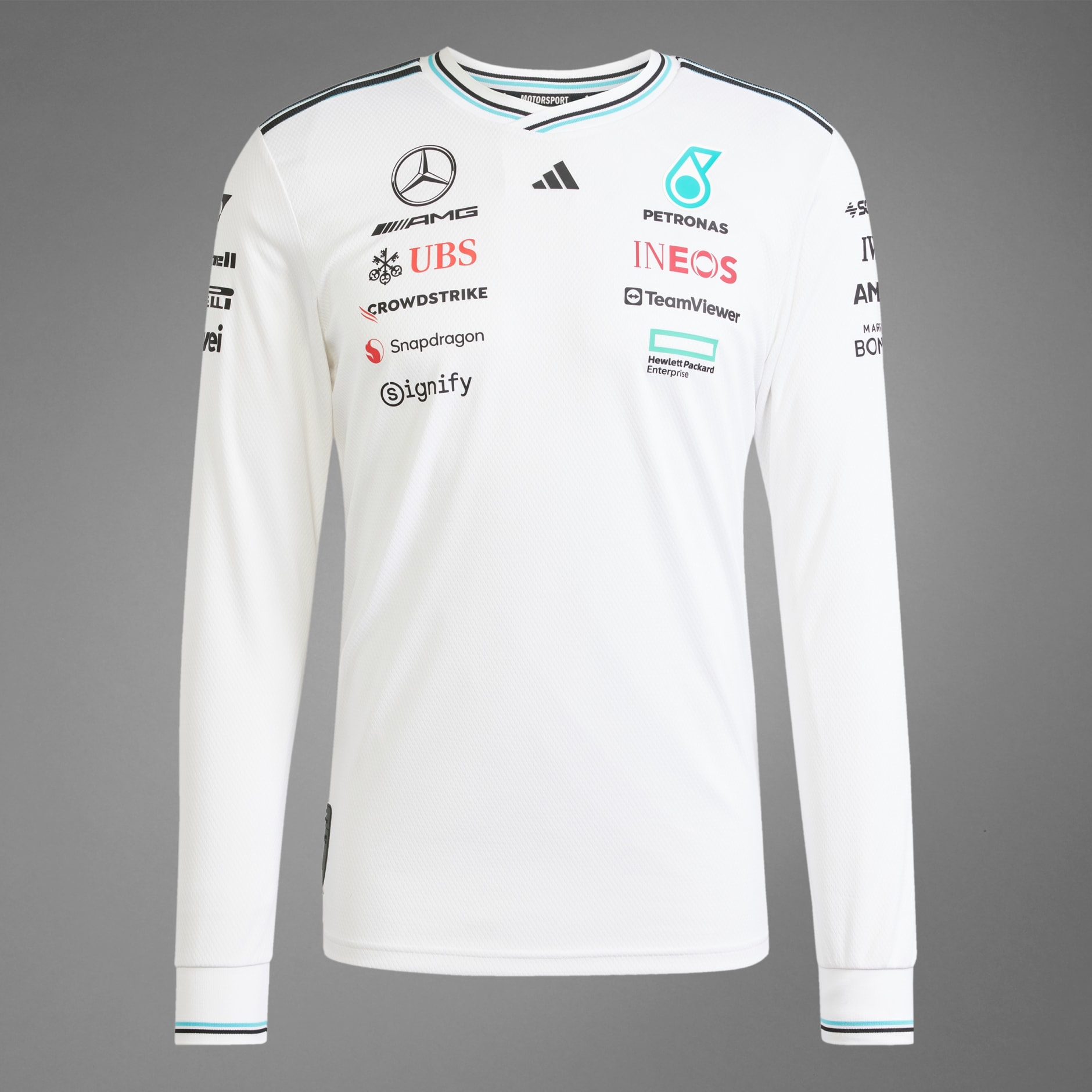 MERCEDES - AMG PETRONAS FORMULA ONE TEAM DRIVER JERSEY AUTHENTIC LONG SLEEVE