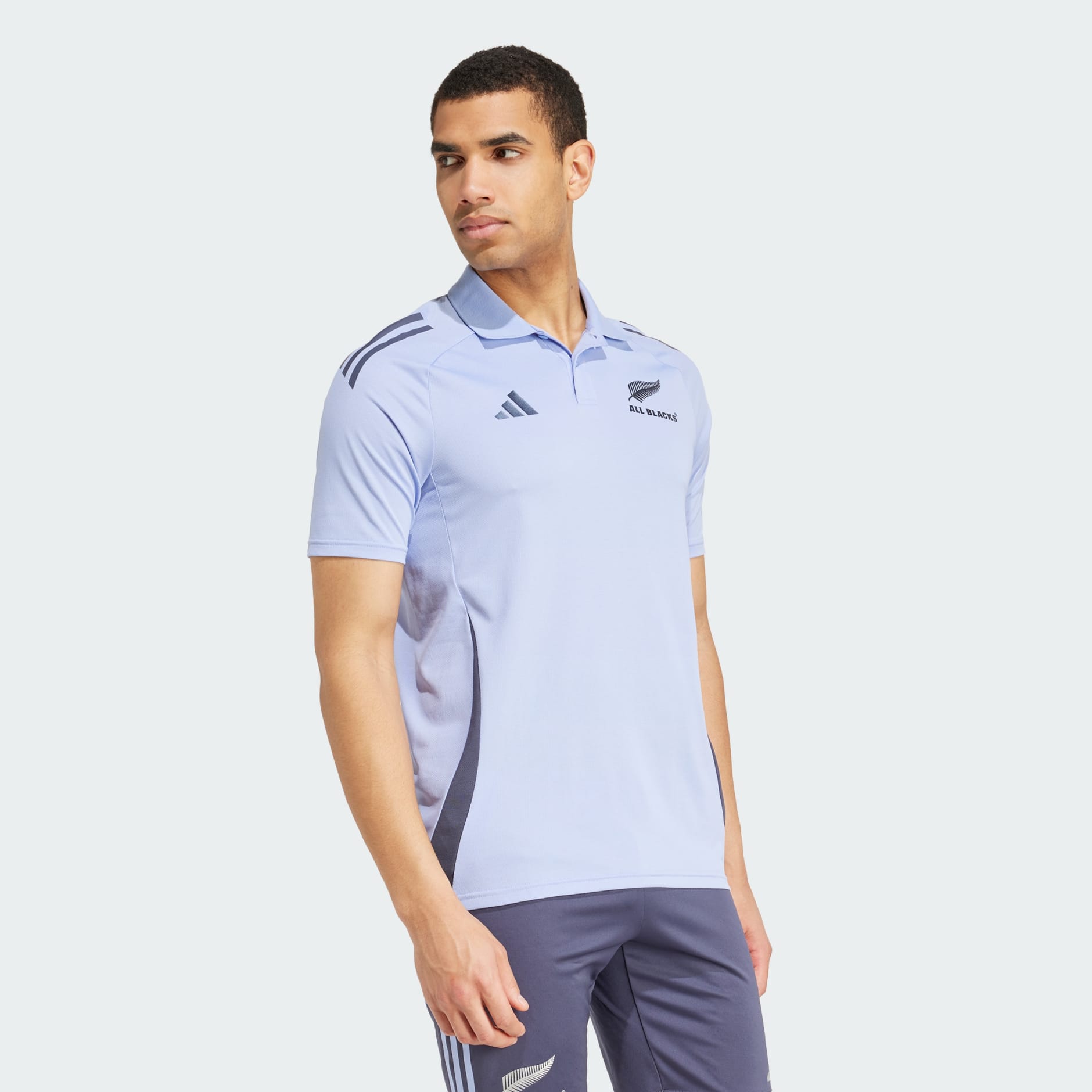 Clothing - All Blacks Rugby Short Sleeve Polo Shirt - Blue | adidas ...