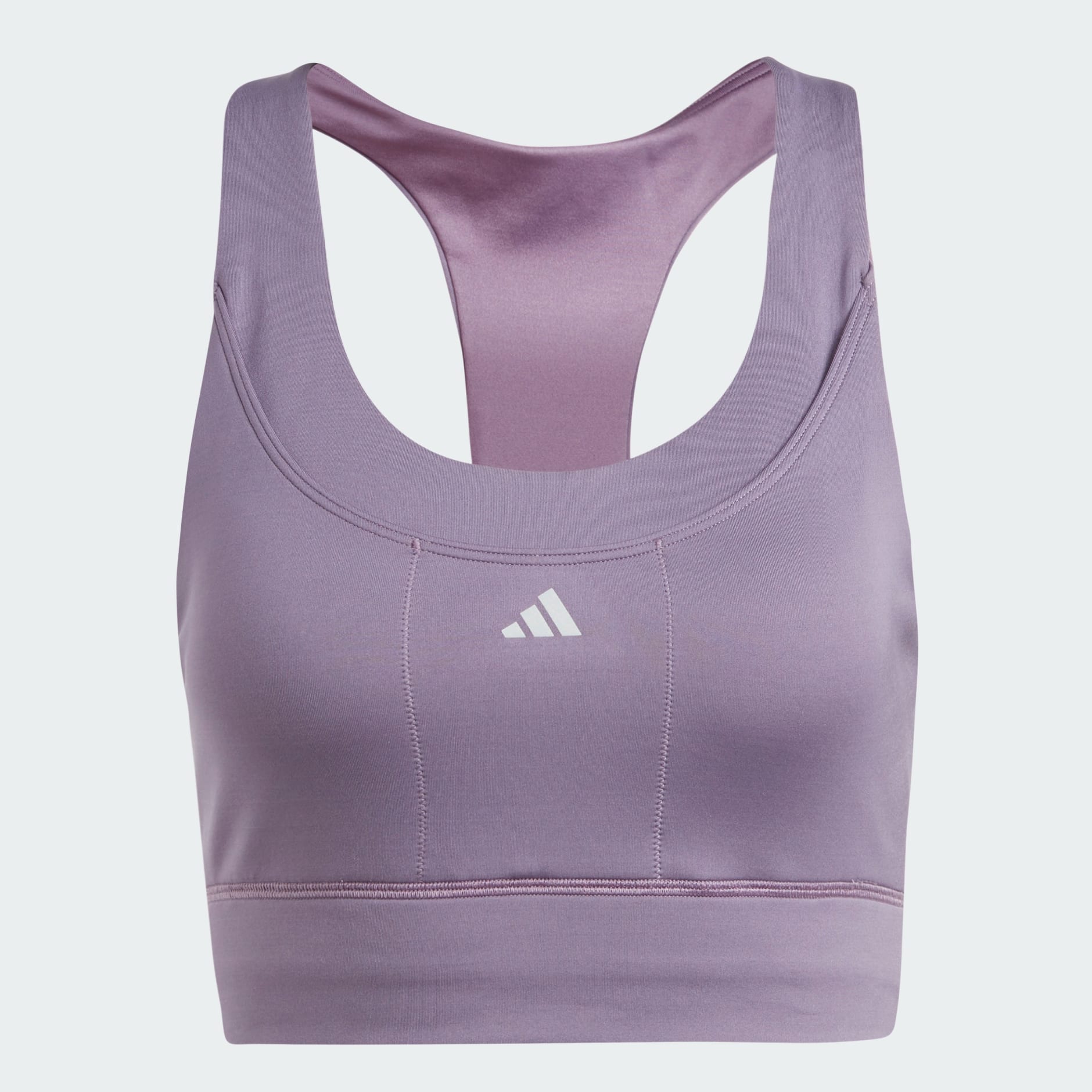 adidas Run Pocket Medium-Support Bra - Purple