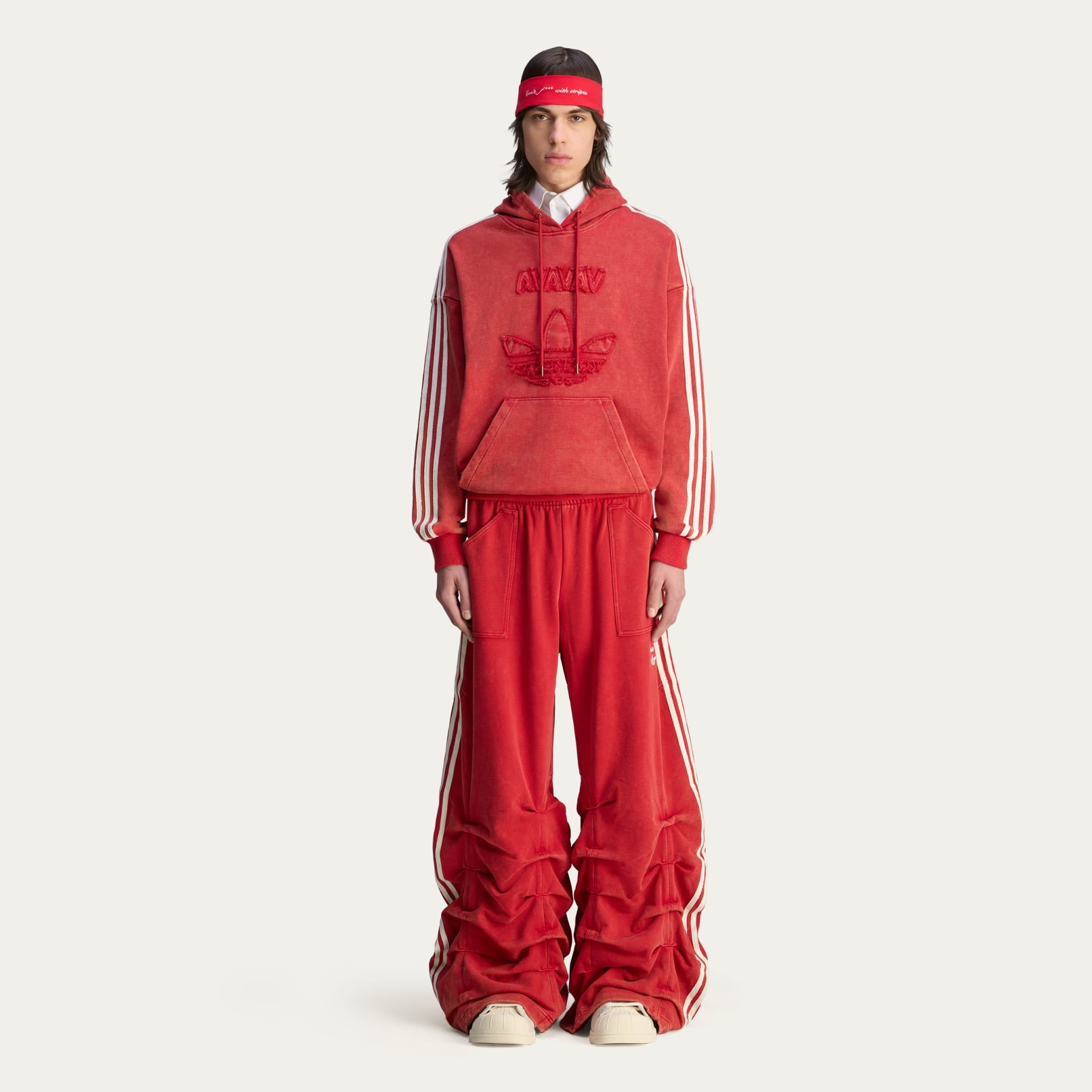 【2025年製 新品】 by adidas - CLOTHING Avavav Red - Pants Track Pleated パンツ