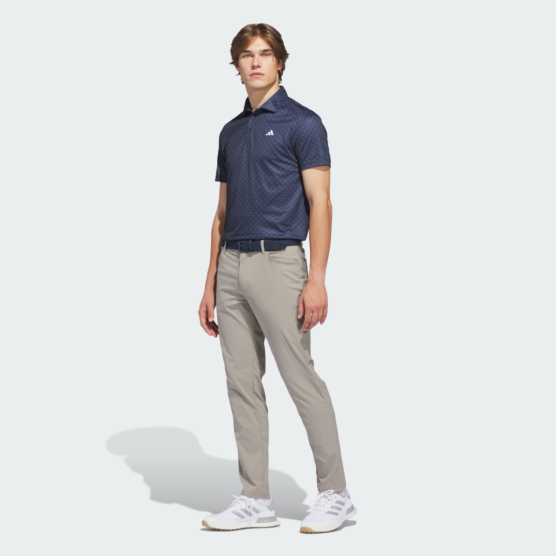 PERFORMANCE TEXTURED PRINT POLO SHIRT