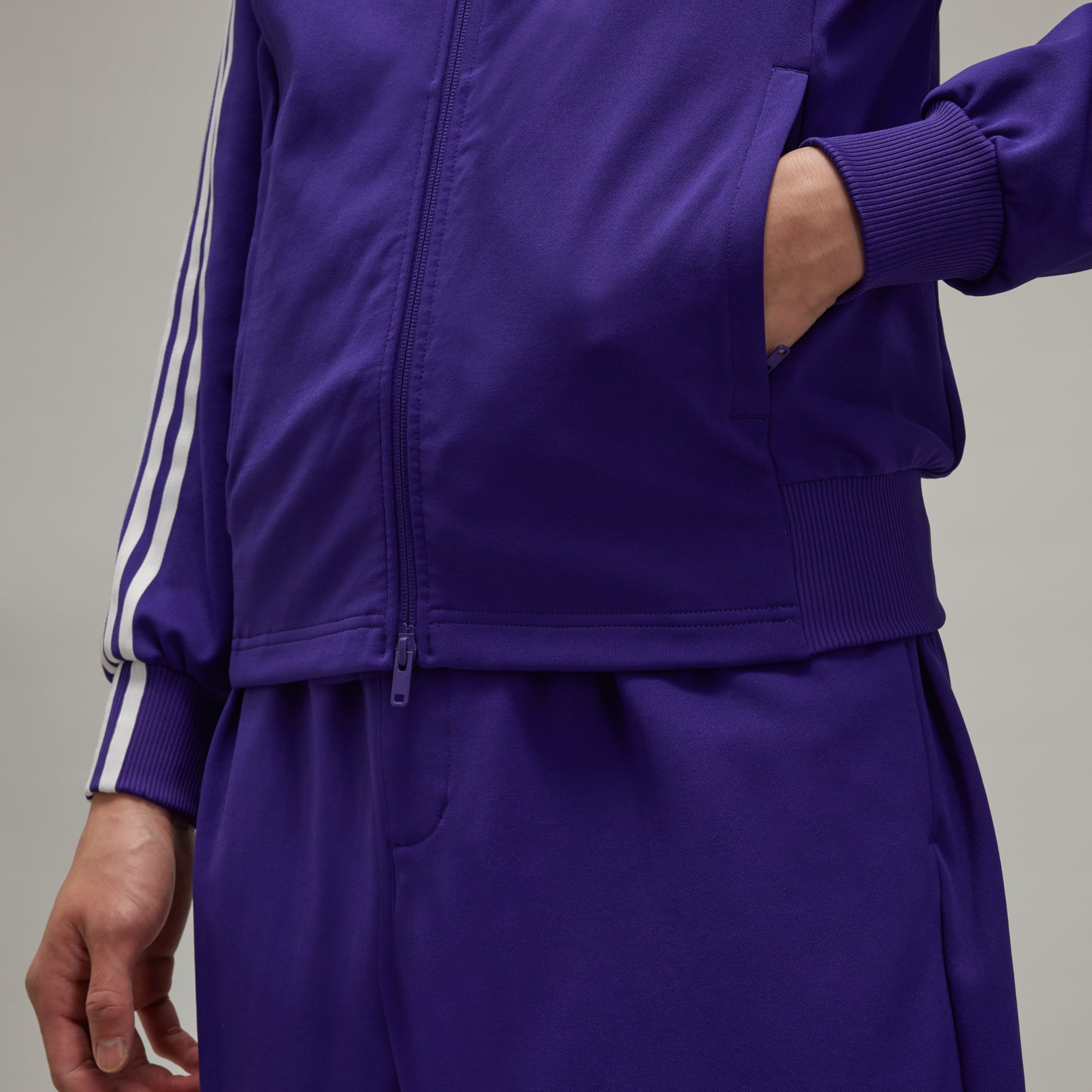 Clothing - Y-3 3-Stripes Track Top - Purple | adidas South Africa