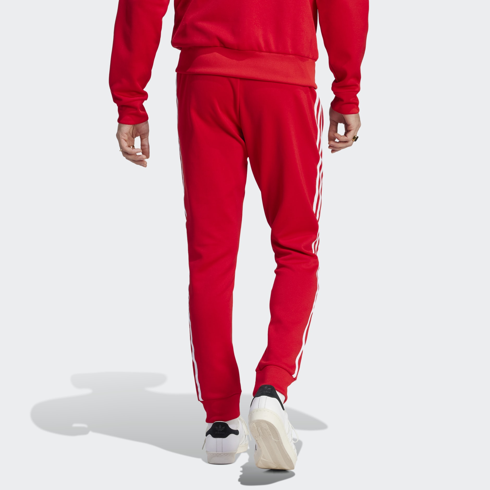 adidas Adicolor Classics SST Track Pants - Red | adidas UAE